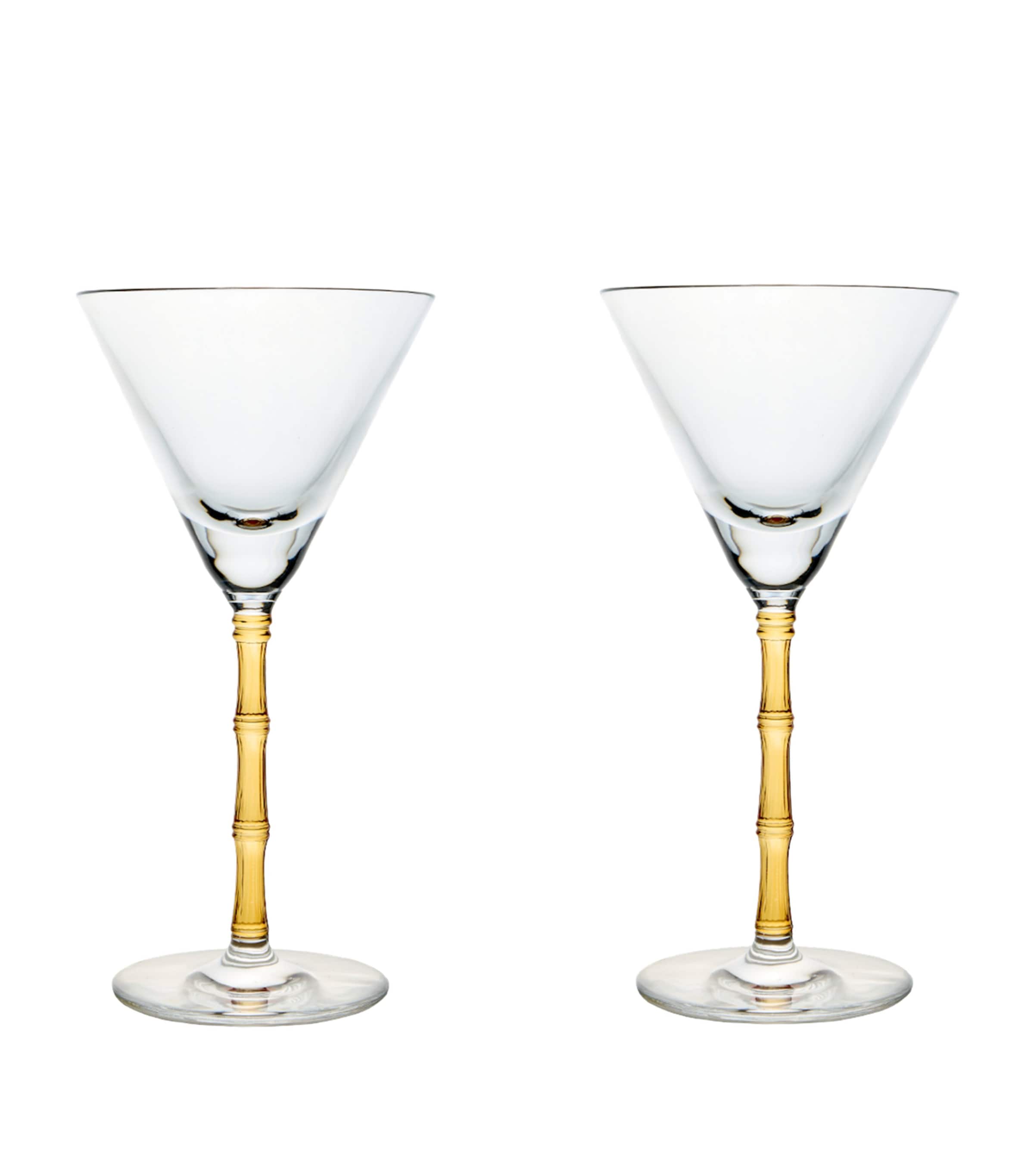 La Doublej Bamboo Wine Glasses (Set of 2) Amber Image 1