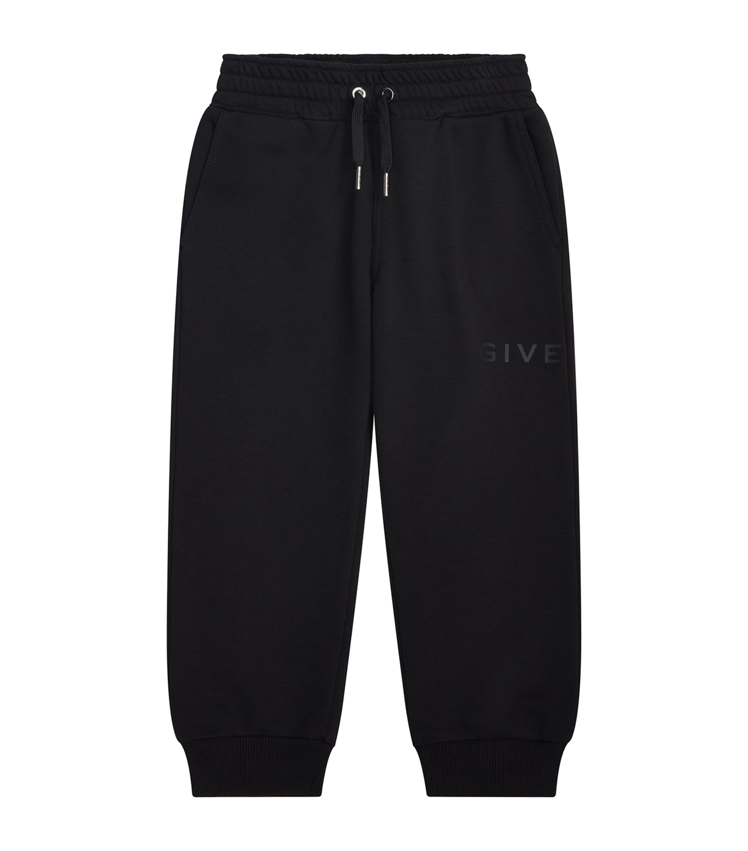 Cotton-Blend Logo Sweatpants (4-12+ Years) BLACK Image 1