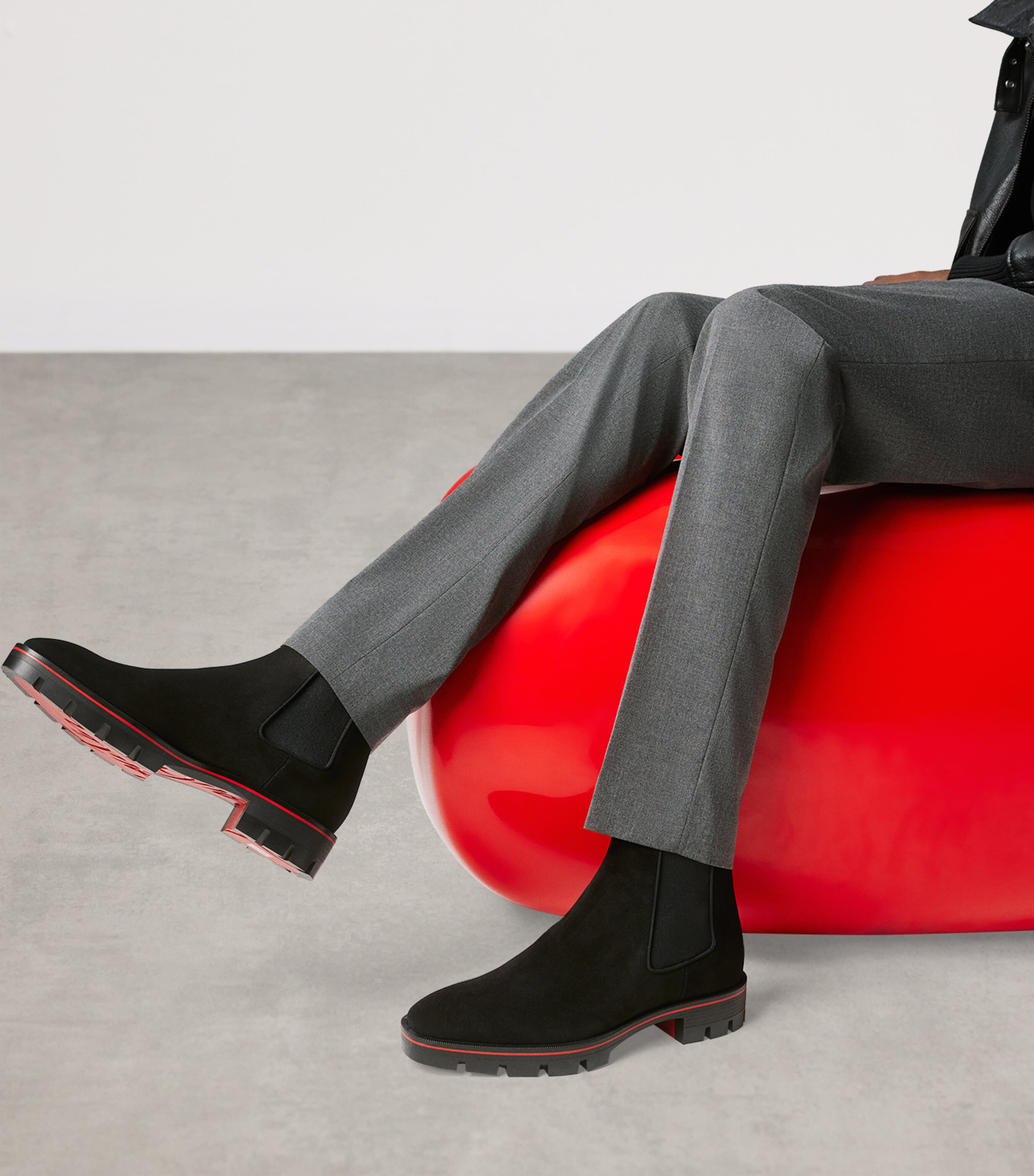 Alpinosol Veau Velour Chelsea Boots BK01 Image 2