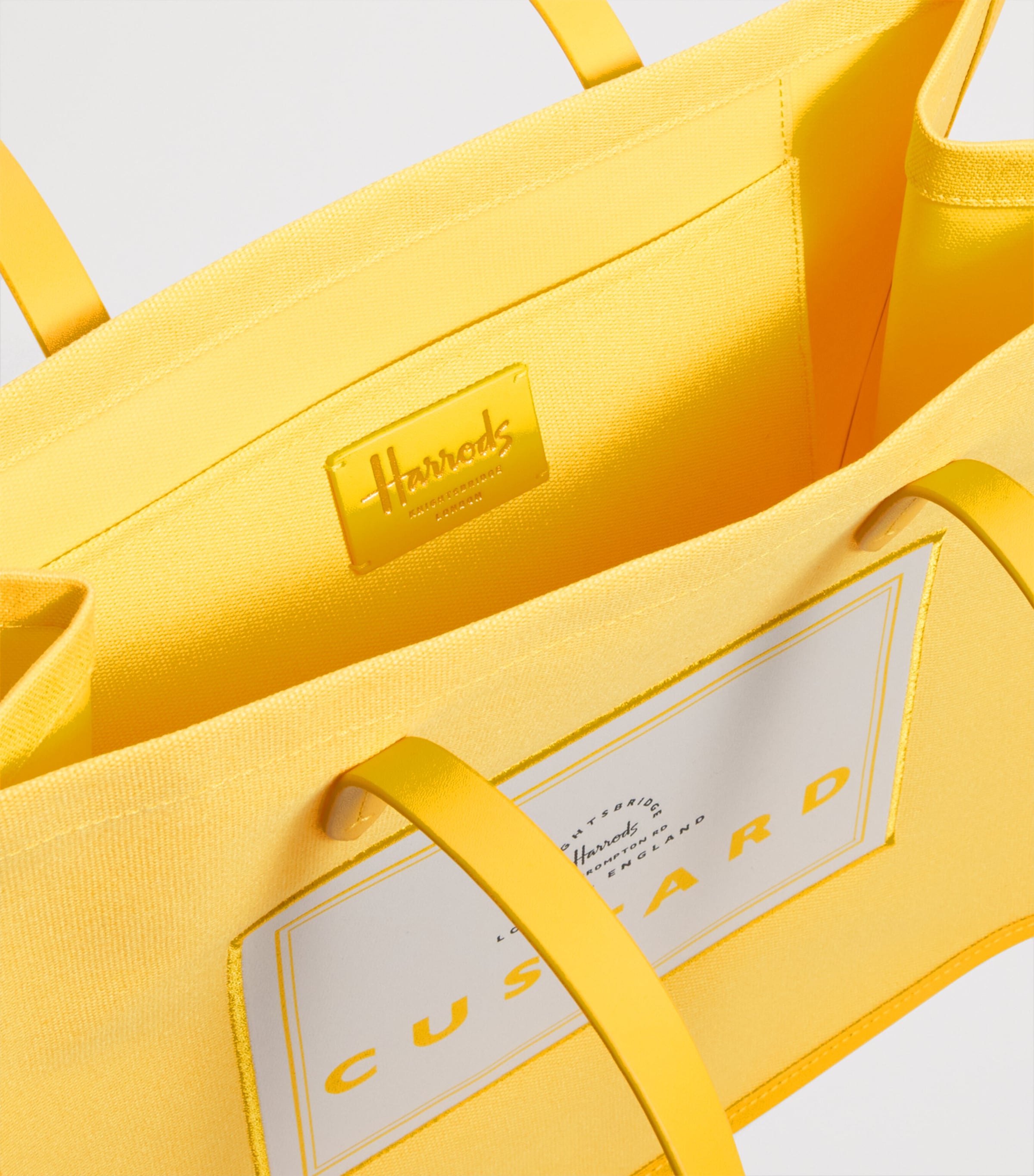 Cotton Custard Condiments Shopper Bag YELLOW Image 4