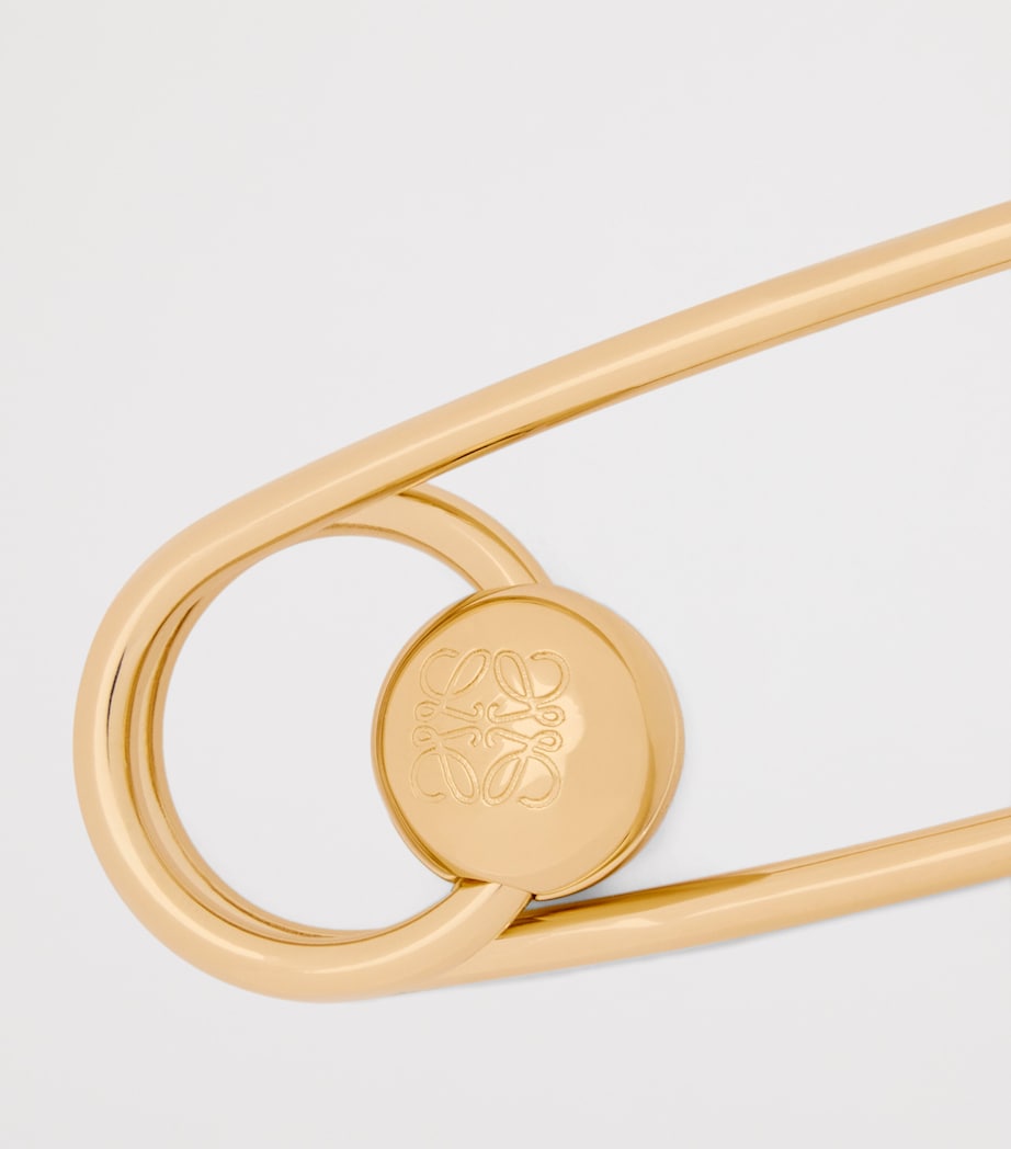 LOEWE Gold-Tone Safety Pin Charm Gold Image 3