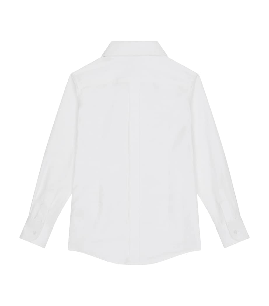Cotton Button-Up Shirt (2-6 Years) W0800-OPTICAL WHITE Image 2