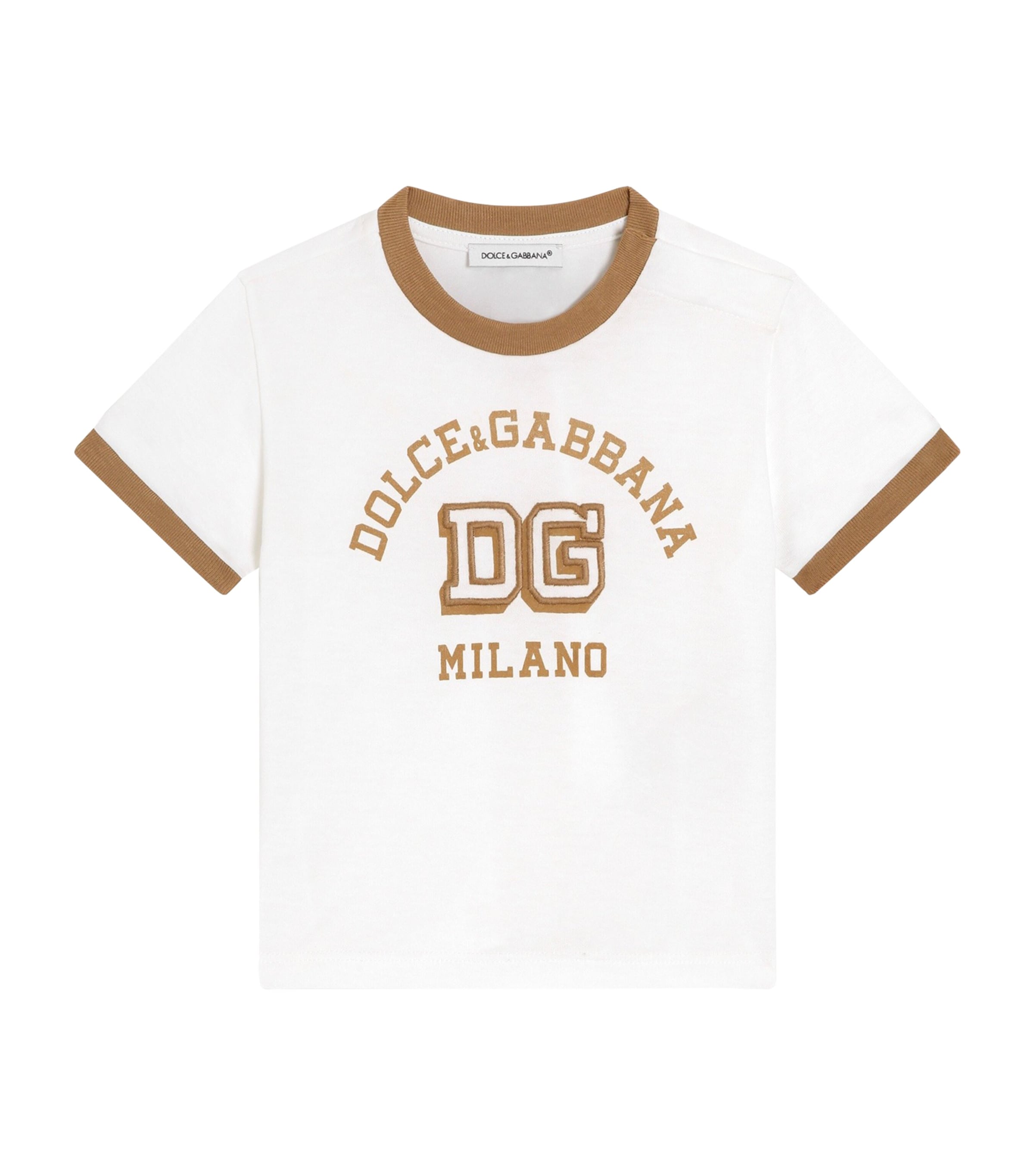 Dolce&Gabbana Kids Logo T-Shirt (3-30 Months) Whit Image 1