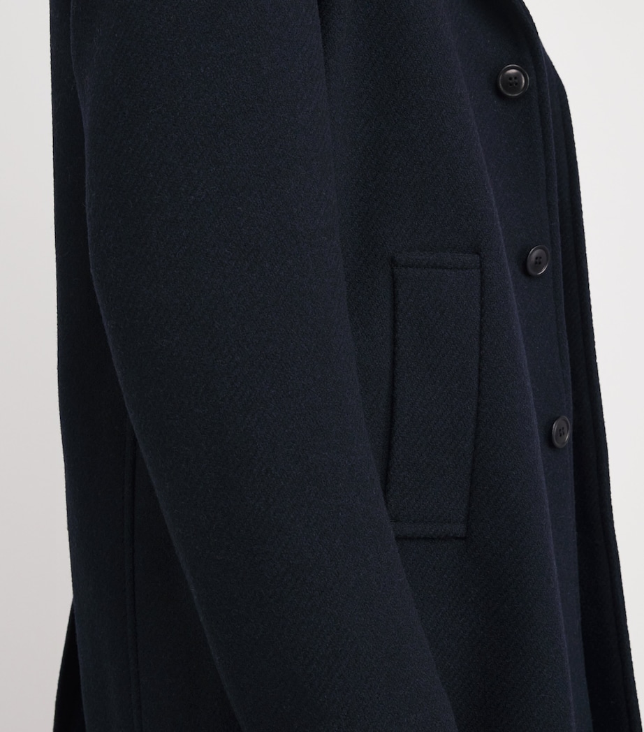 Wool Kirkbridge Overcoat NAVY/CLASSIC Image 6