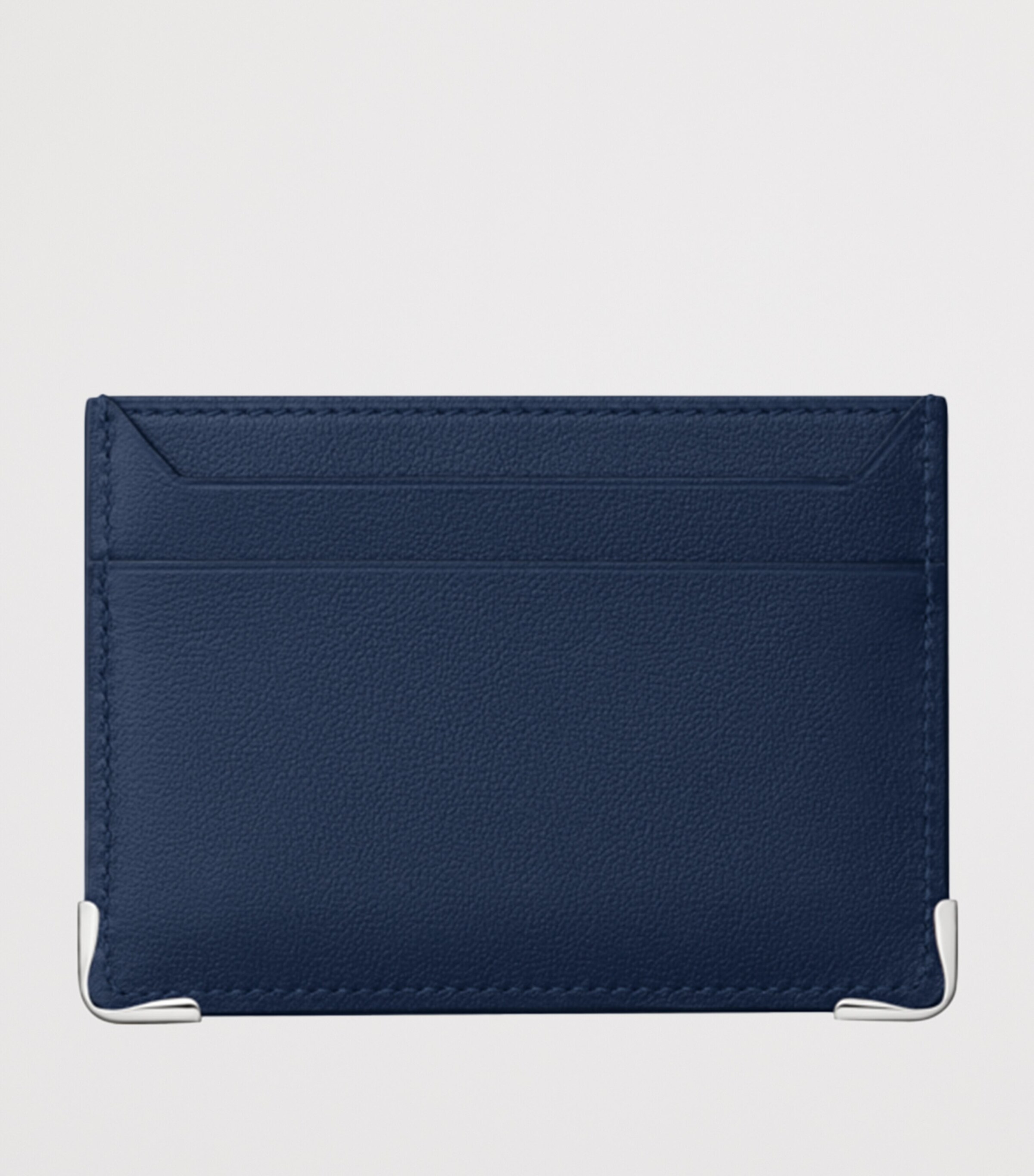 Leather Must de Cartier Double Card Holder NAVY BLUE Image 3