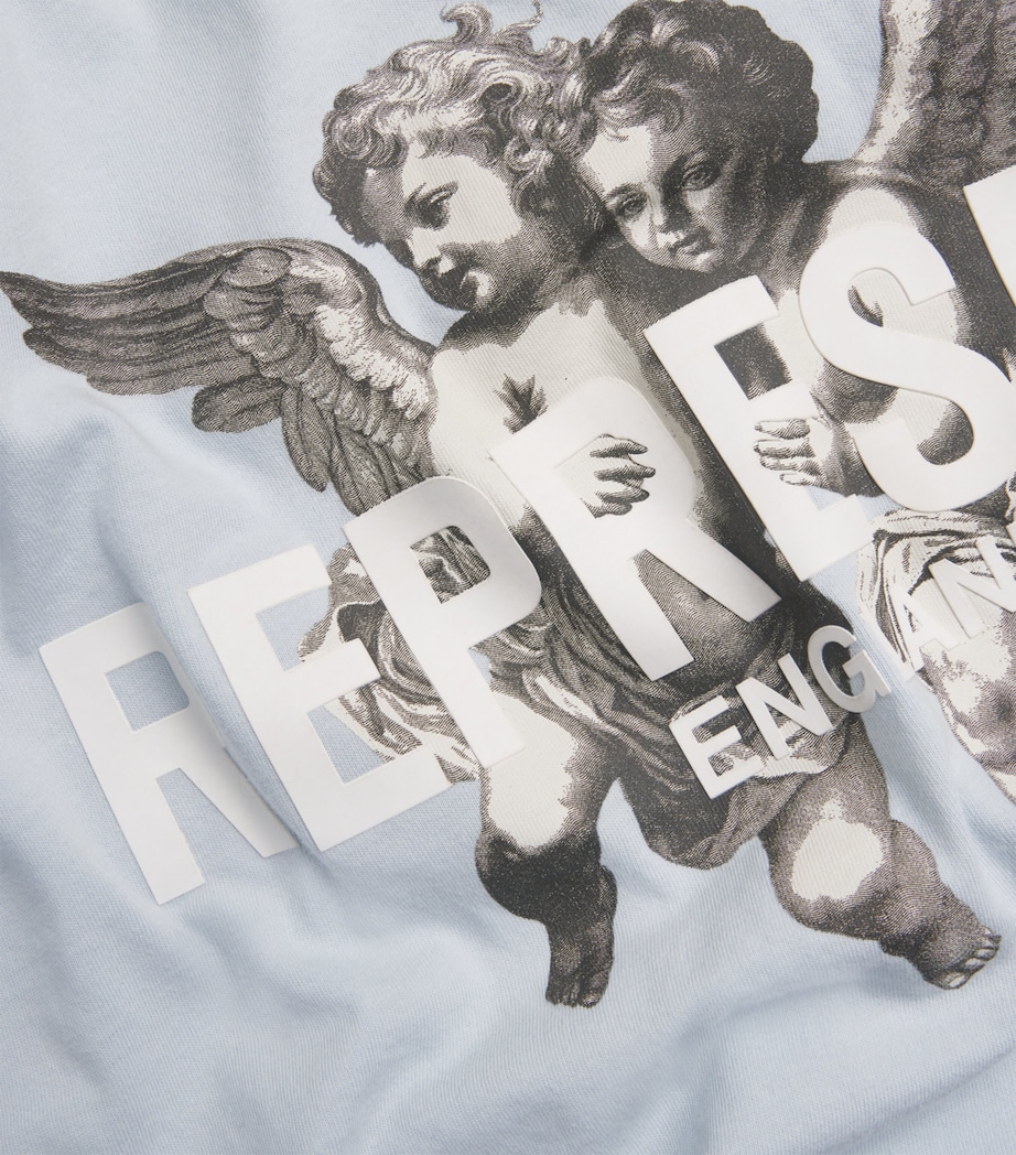 Cotton Legacy Cherub T-Shirt CLOUD Image 5