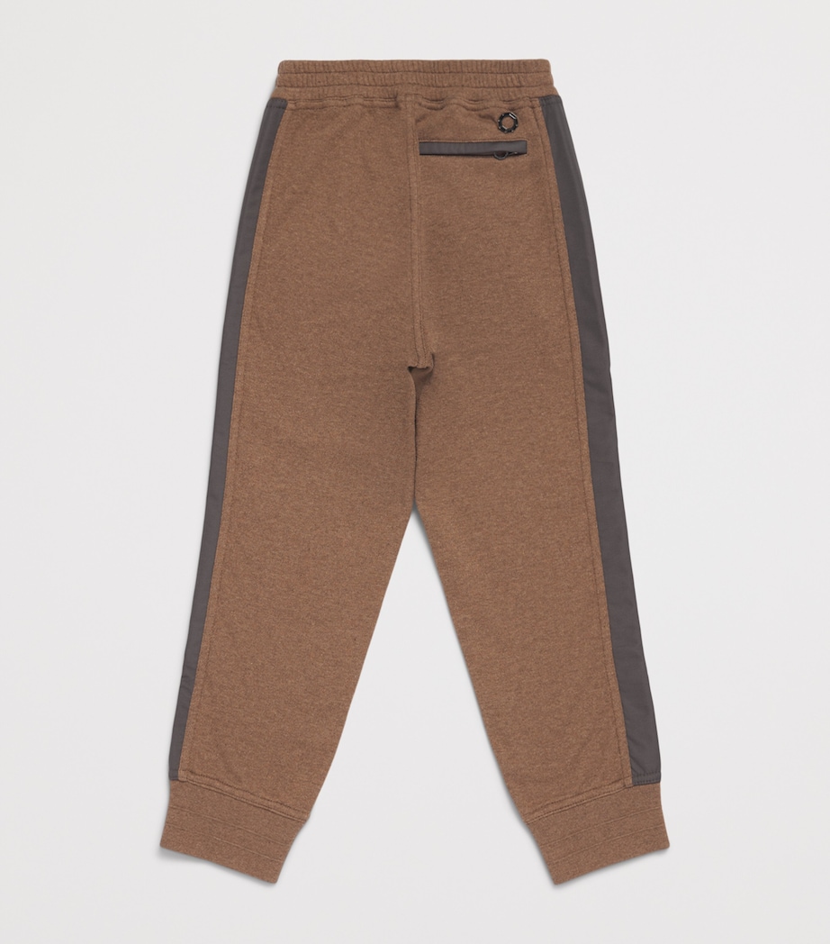 Stefano Ricci Kids Cotton-Cashmere Sweatpants (4-16 Years) Brownc. Image 2