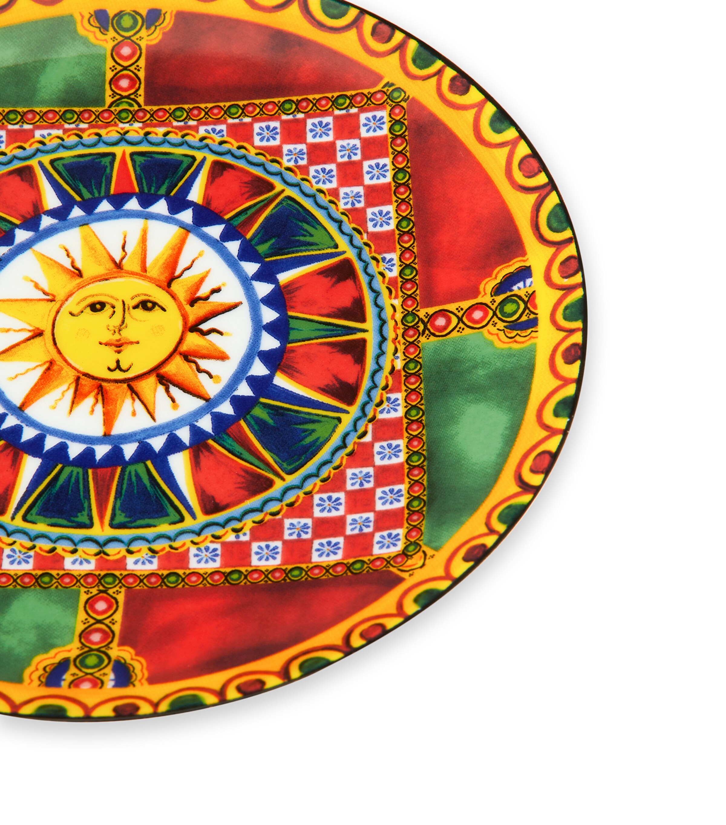 Dolce&Gabbana Casa Set of 2 Carretto Plates (17cm) Sole F Do Carr Image 5