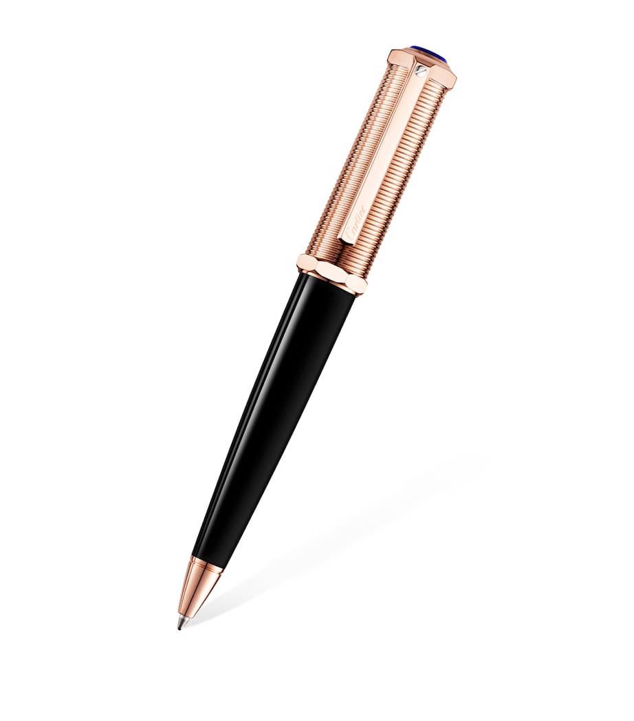 Santos-Dumont Ballpoint Pen BLACK & ROSE GOLD Image 5