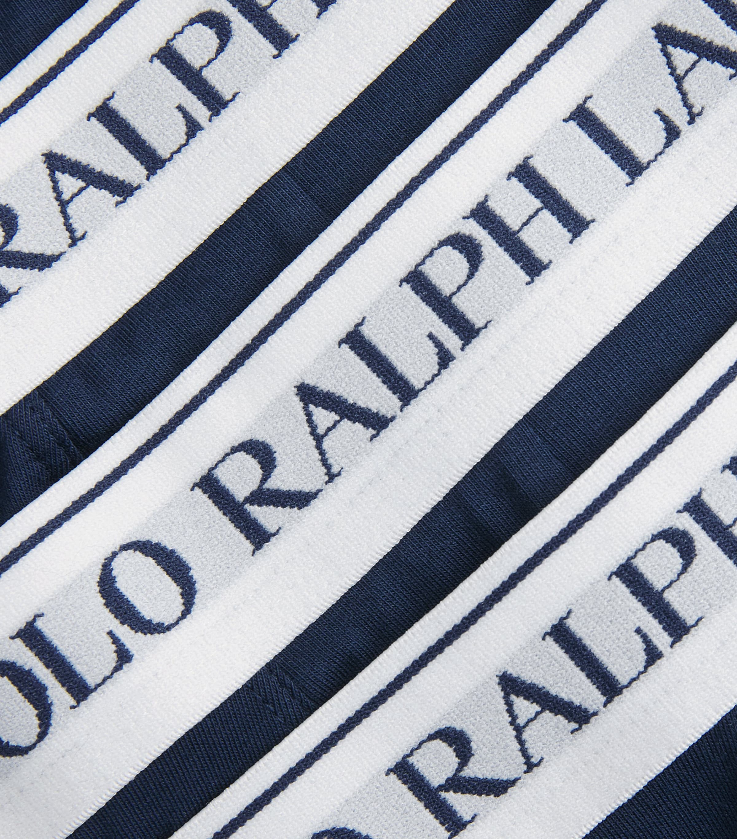 Polo Ralph Lauren Mens Stretch-Cotton Logo Boxers (Pack of 3) Nvy Wht/nvy Wht/nvy Image 5