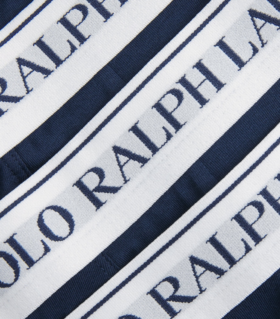 Polo Ralph Lauren Mens Stretch-Cotton Logo Boxers (Pack of 3) Nvy Wht/nvy Wht/nvy Image 5