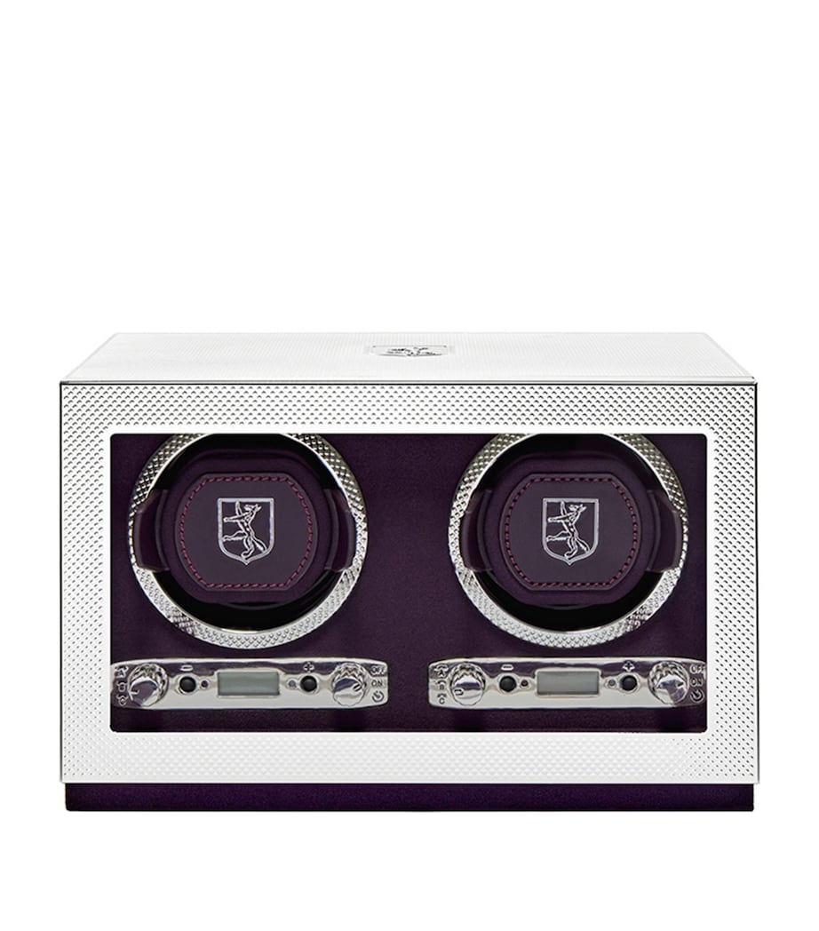 Silver Double Watch Winder SILVER Image 1