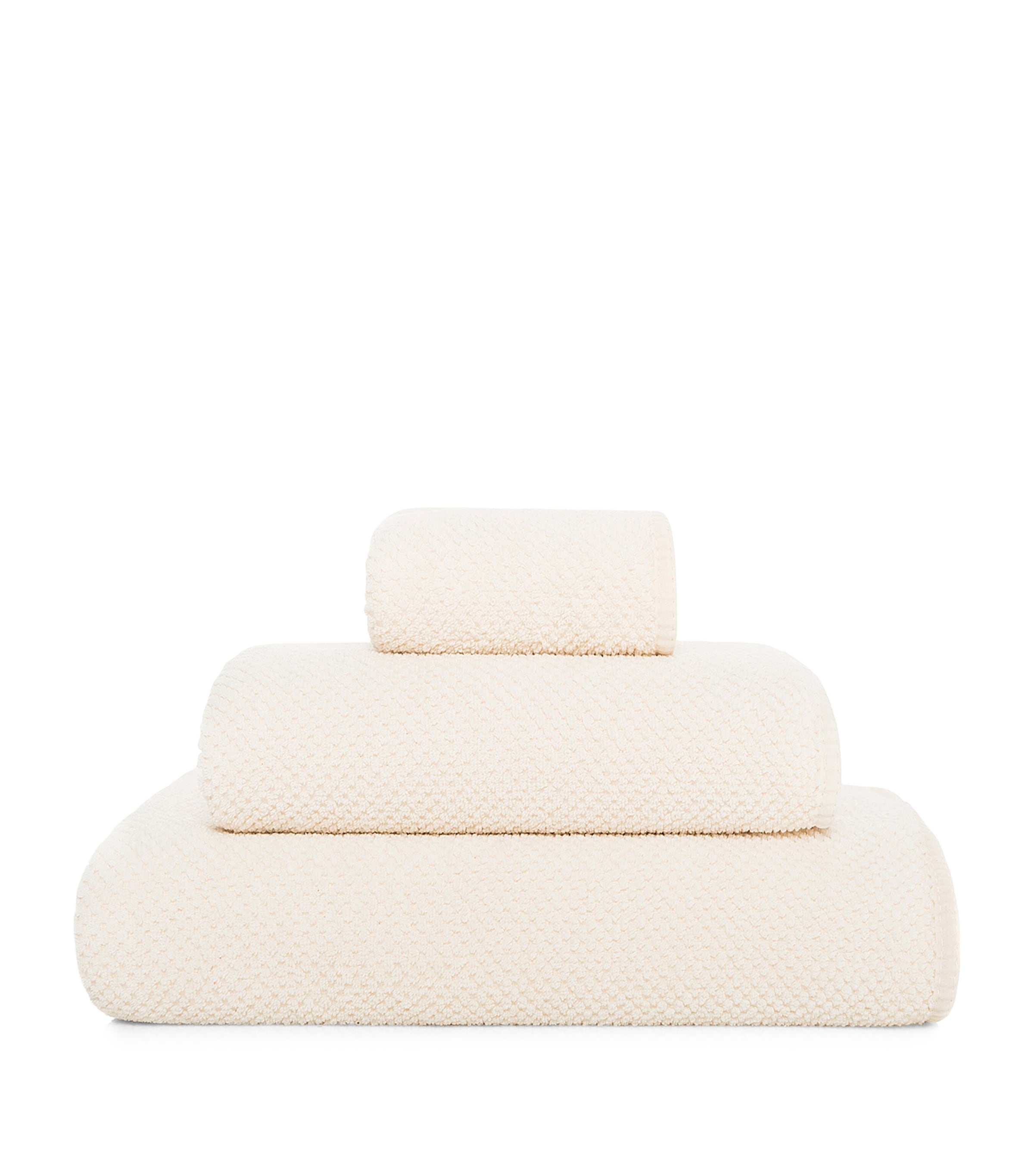 Graccioza Bee Waffle Extra Large Hand Towel In Neutral