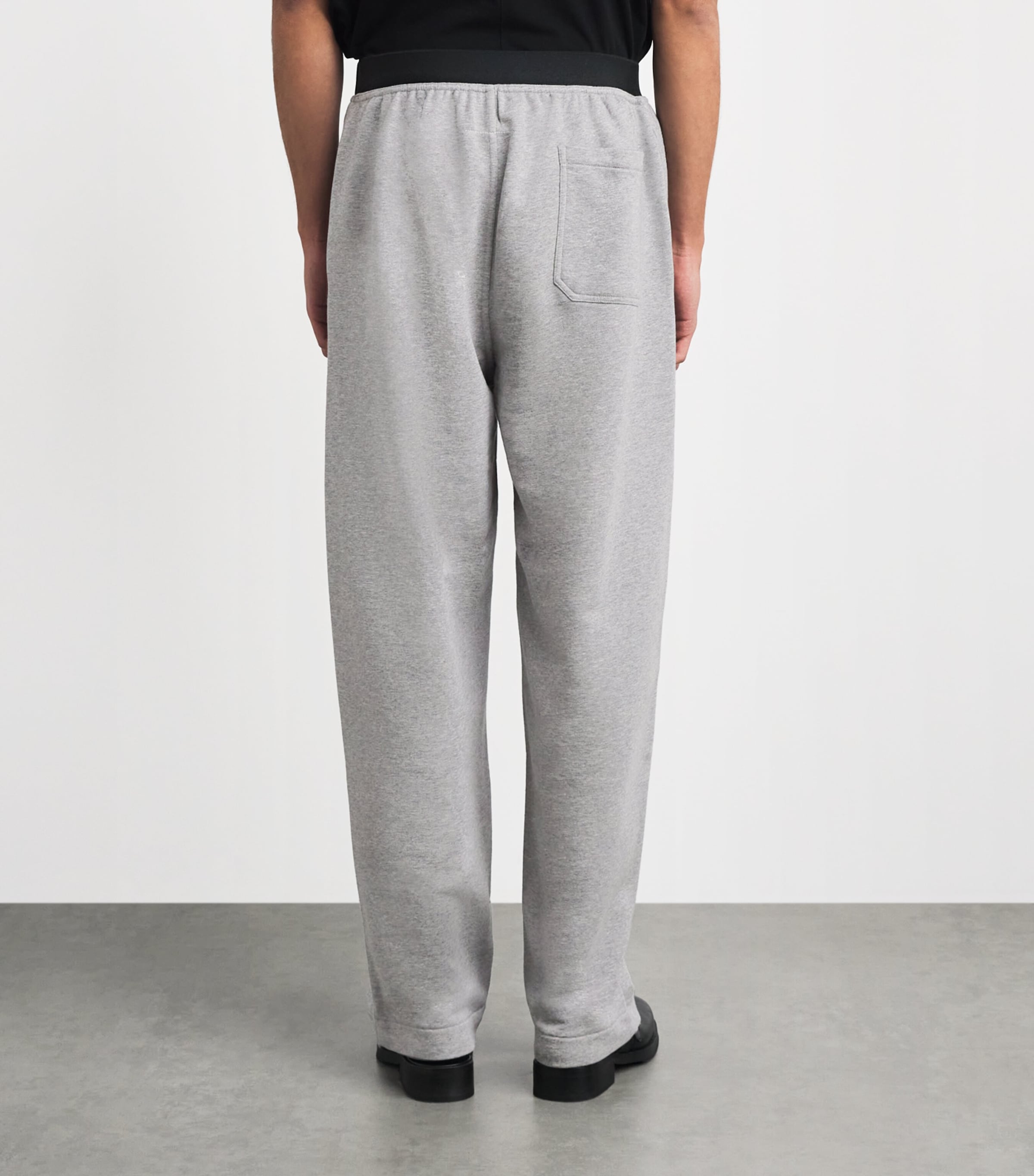 MM6 Maison Margiela Mens Cotton-Blend Wide-Leg Sweatpants Image 5