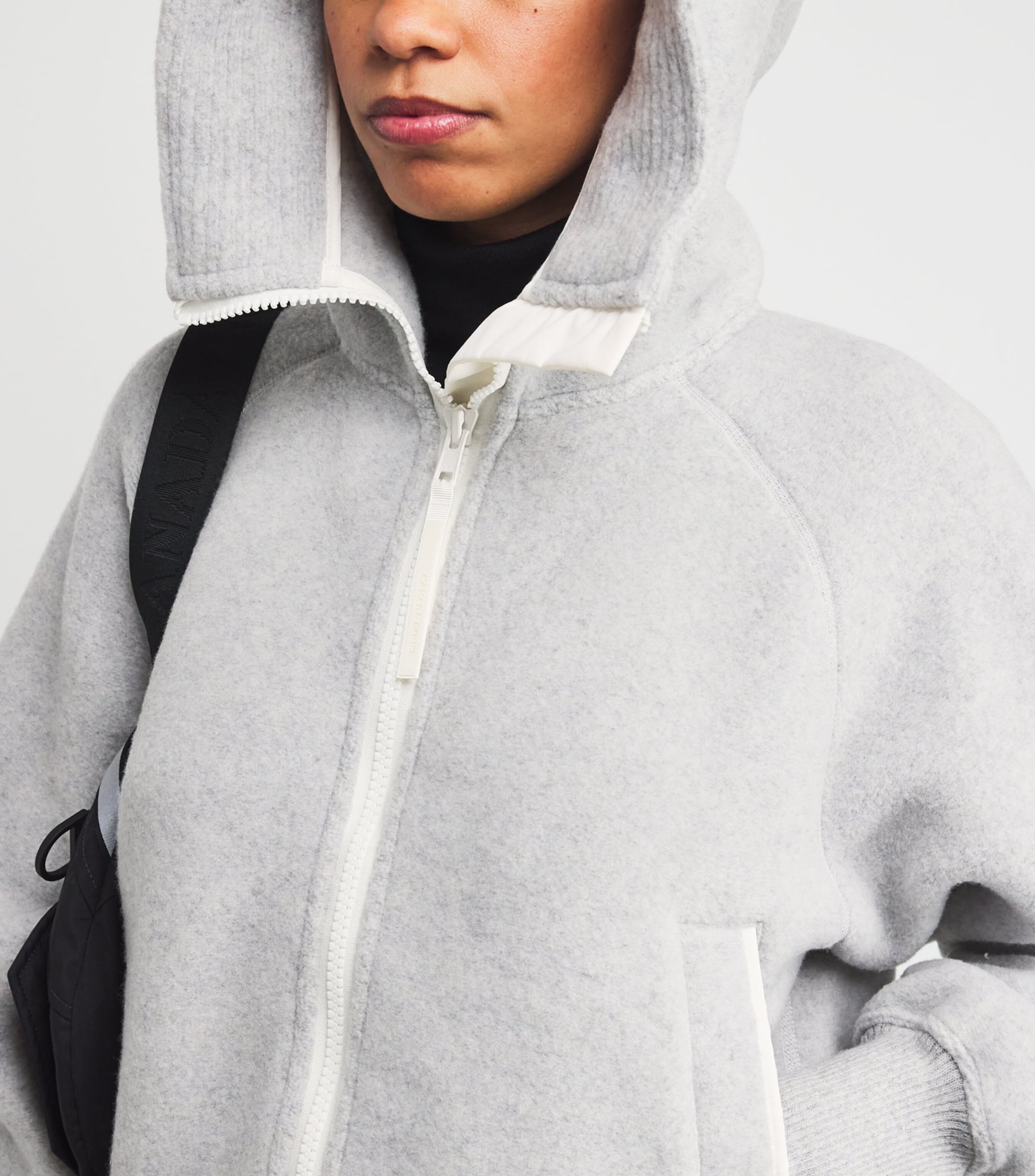 Wool-Blend Fleece Chilliwack Bomber Jacket 9309SILVERBIRCH HEATHER-BOULEA Image 6