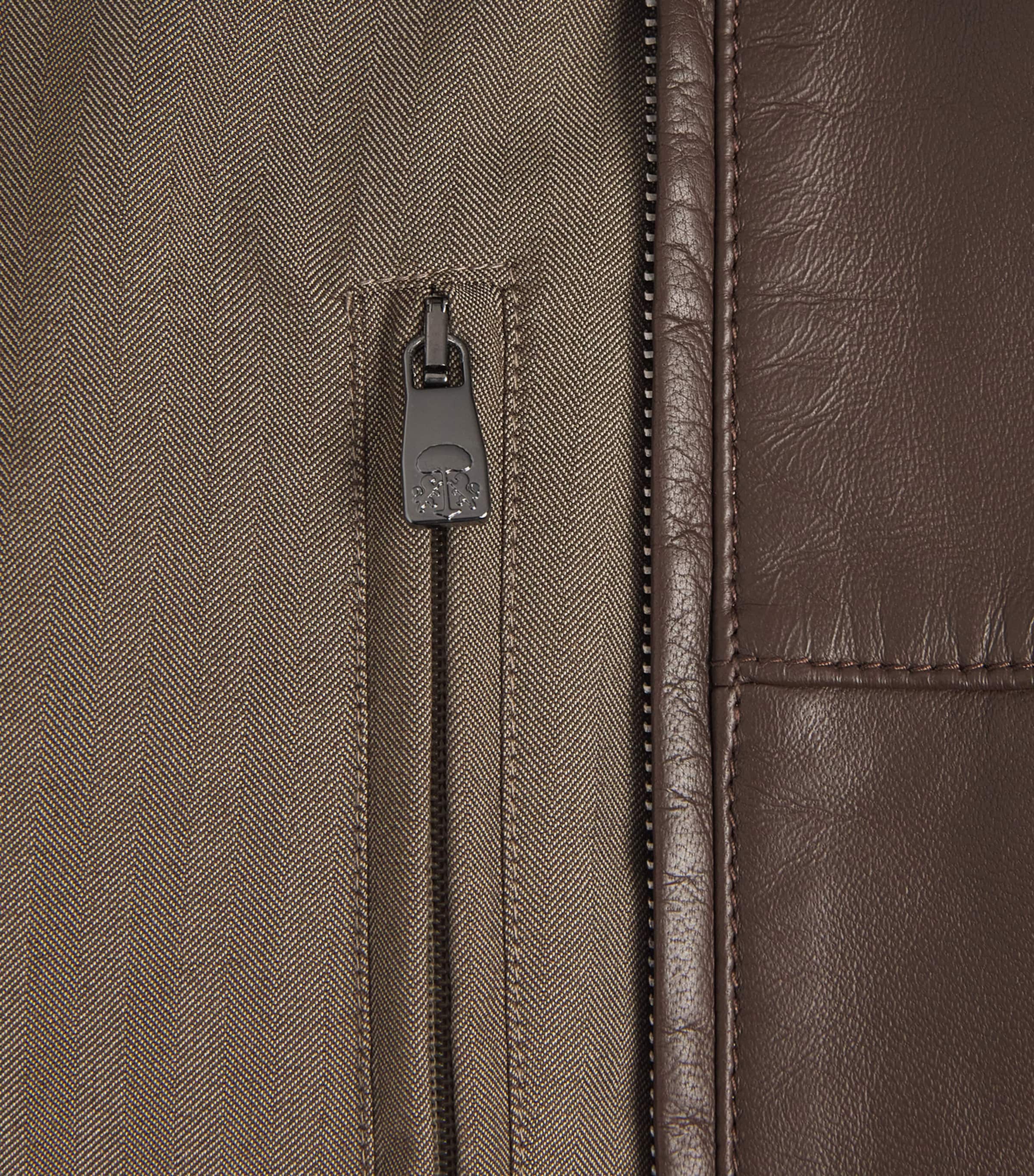 Lambskin Bomber Jacket 030 DARK BROWN Image 5