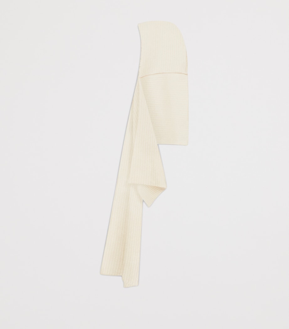 Givenchy Alpaca-Wool Hooded Scarf Image 2