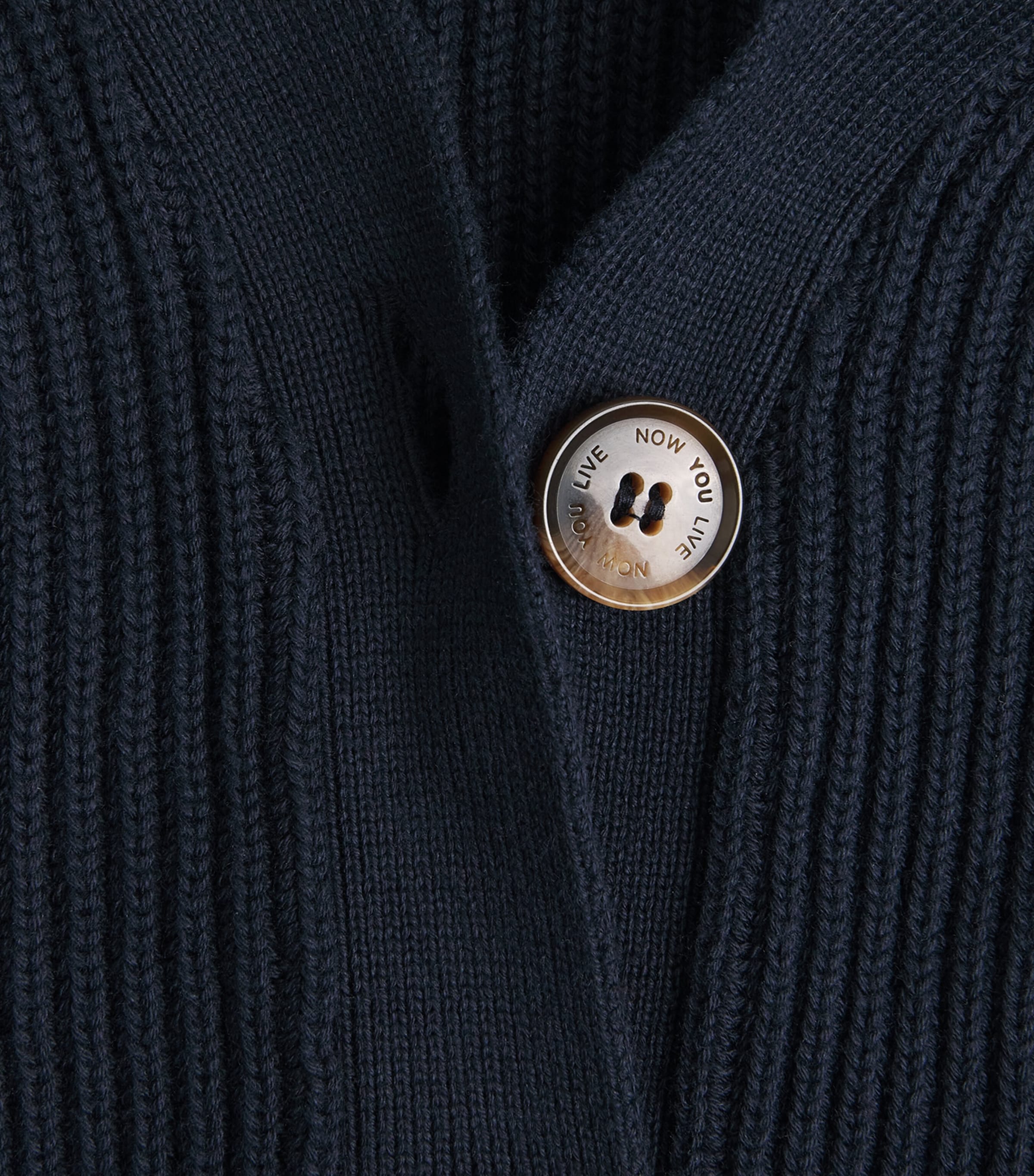 Y.O.U Womens Cotton Kimcote Cardigan Navy Image 6