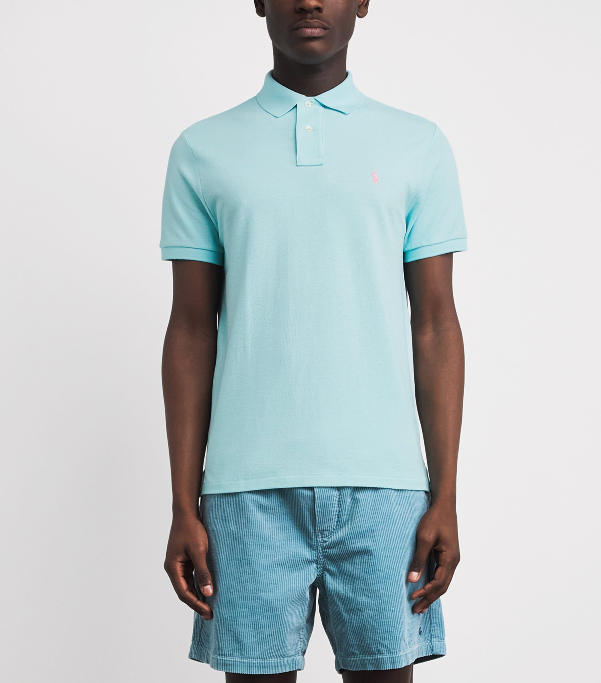 Polo Ralph Lauren Mens Cotton Mesh Custom-Fit Polo Shirt New Image 4
