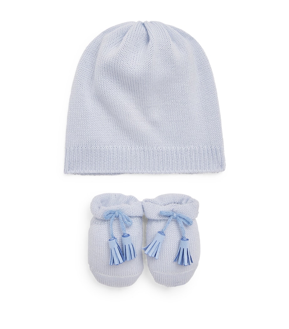 Story Loris Virgin Wool Hat and Booties Gift Set (3-9 Months) Image 1