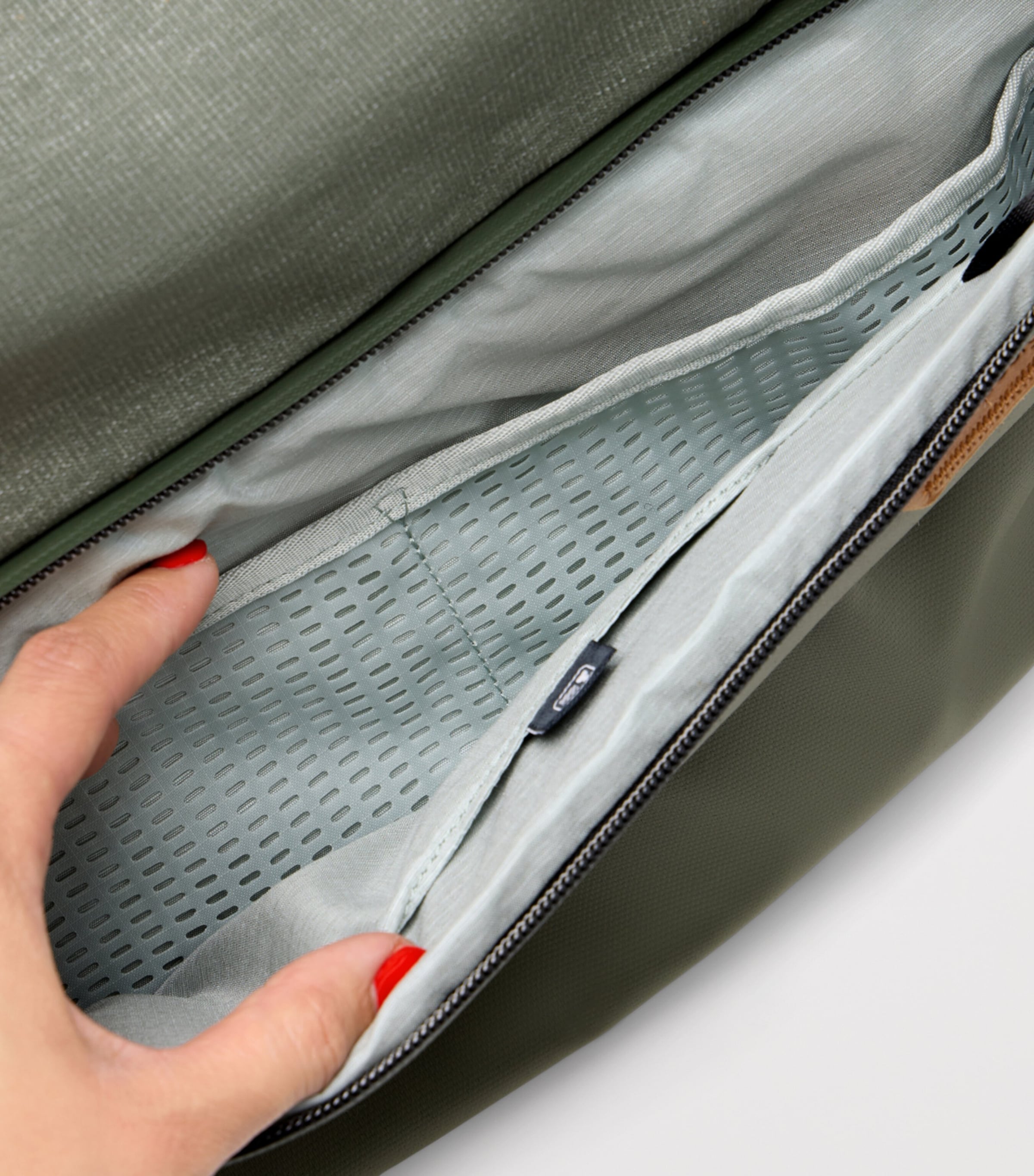 Canvas Travel Holdall SAGE Image 7