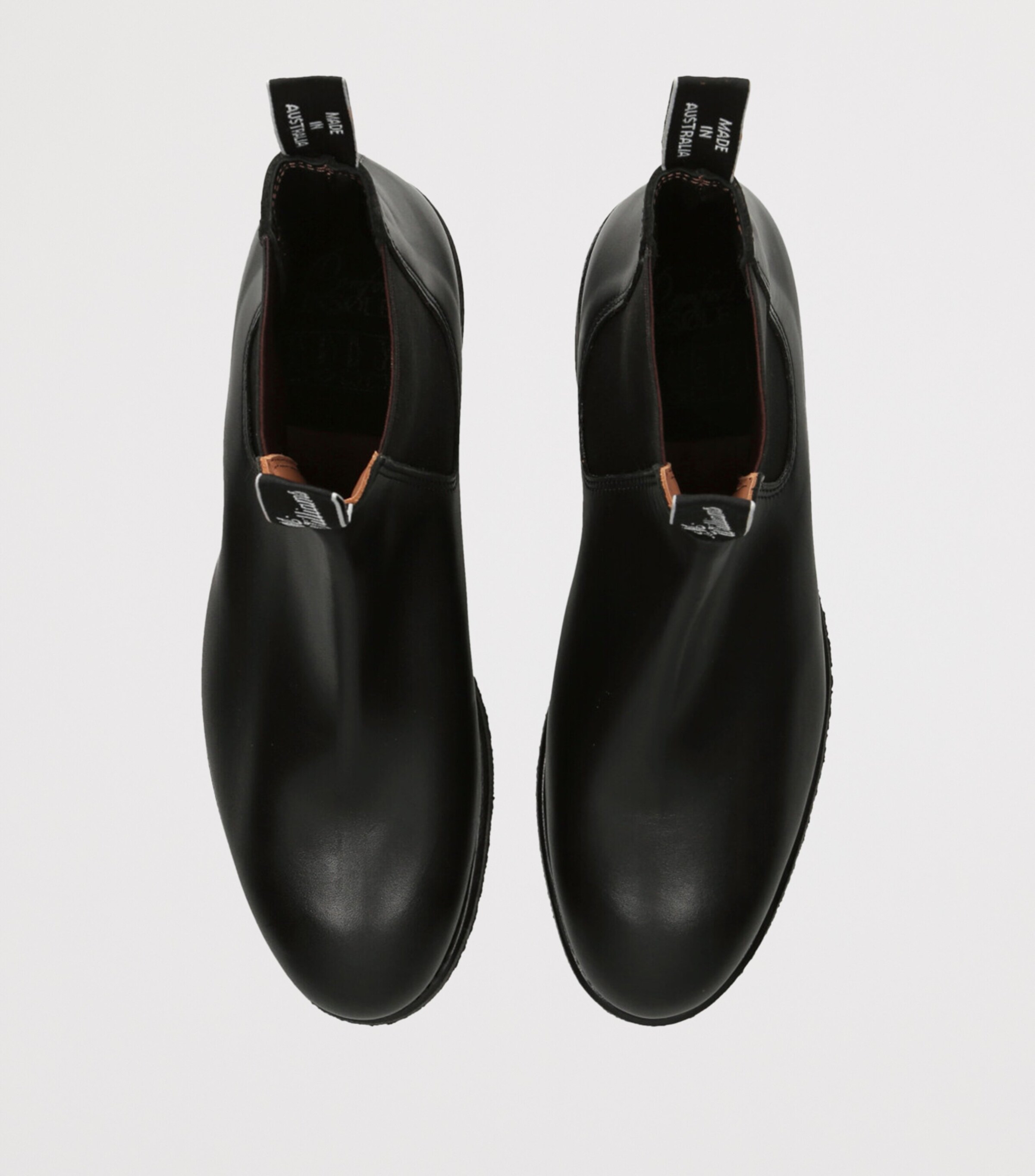 Leather Comfort Turnout Ankle Boots BLACK Image 4