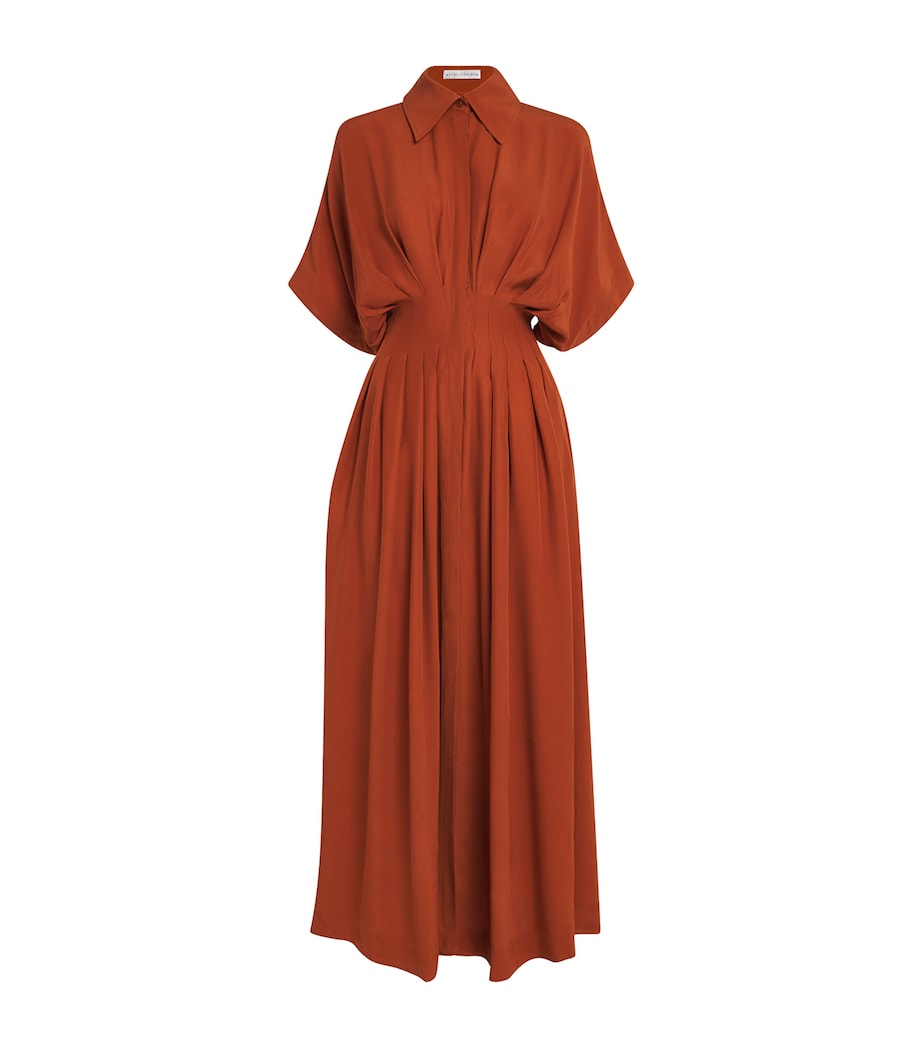 Crepe Courage Maxi Dress RUST CREPE Image 1