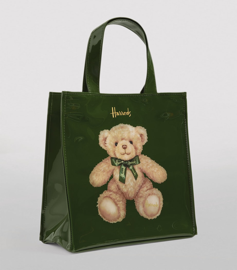 Harrods Small Jacob Bear Shopper Bag Black Image 3