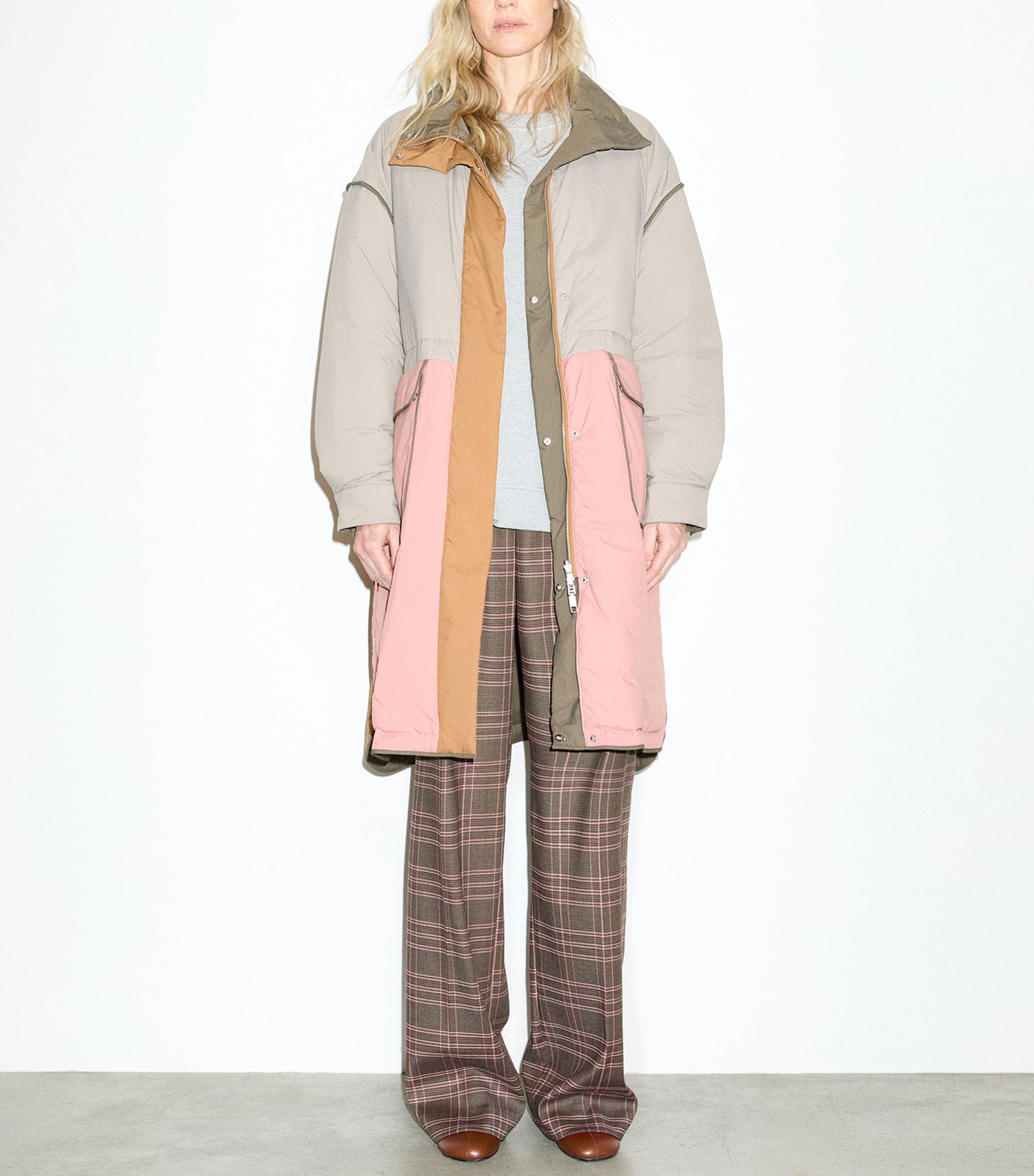 MAX&Co. Womens Reversible Coat Turtledove Image 6
