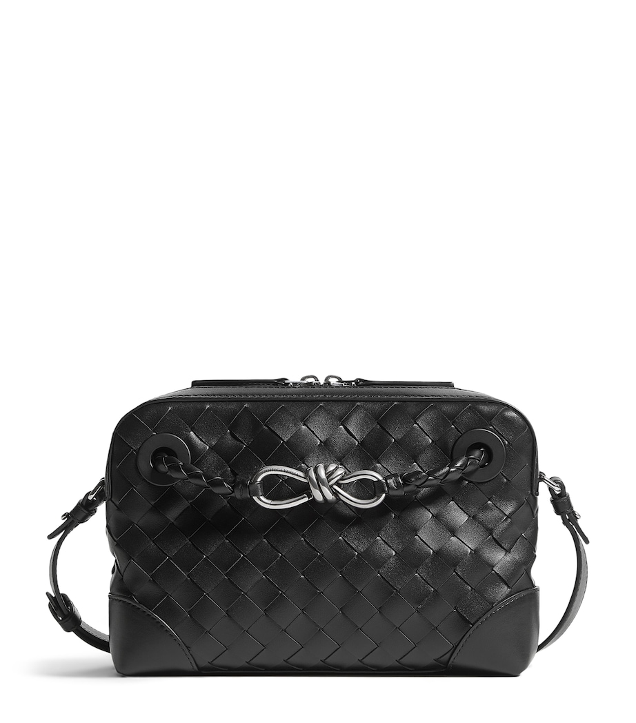Bottega Veneta Leather Andiamo Messenger Bag Image 1