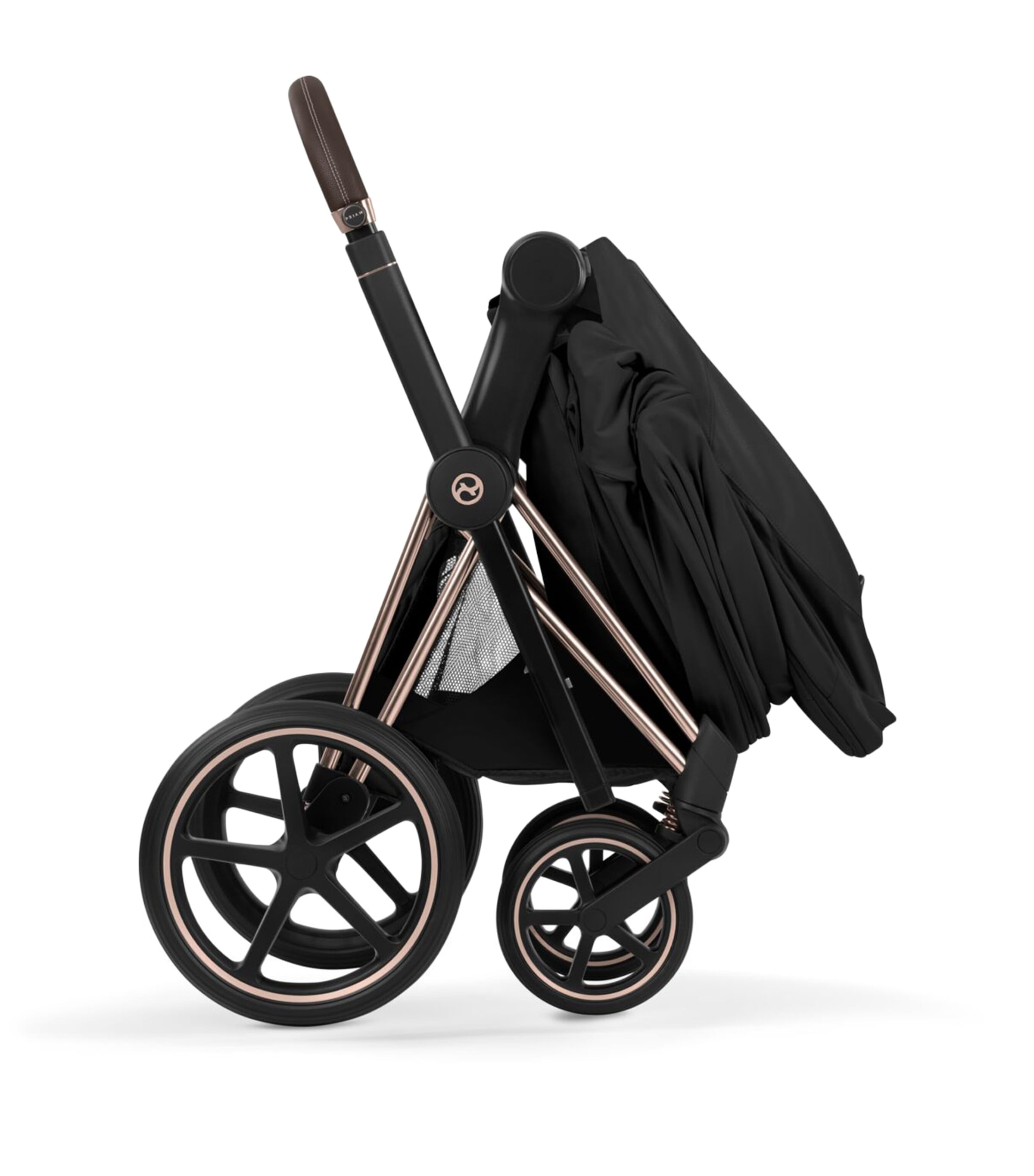 Cybex PRIAM Fold Lux Carrycot Style Collection Sepia Black Image 3