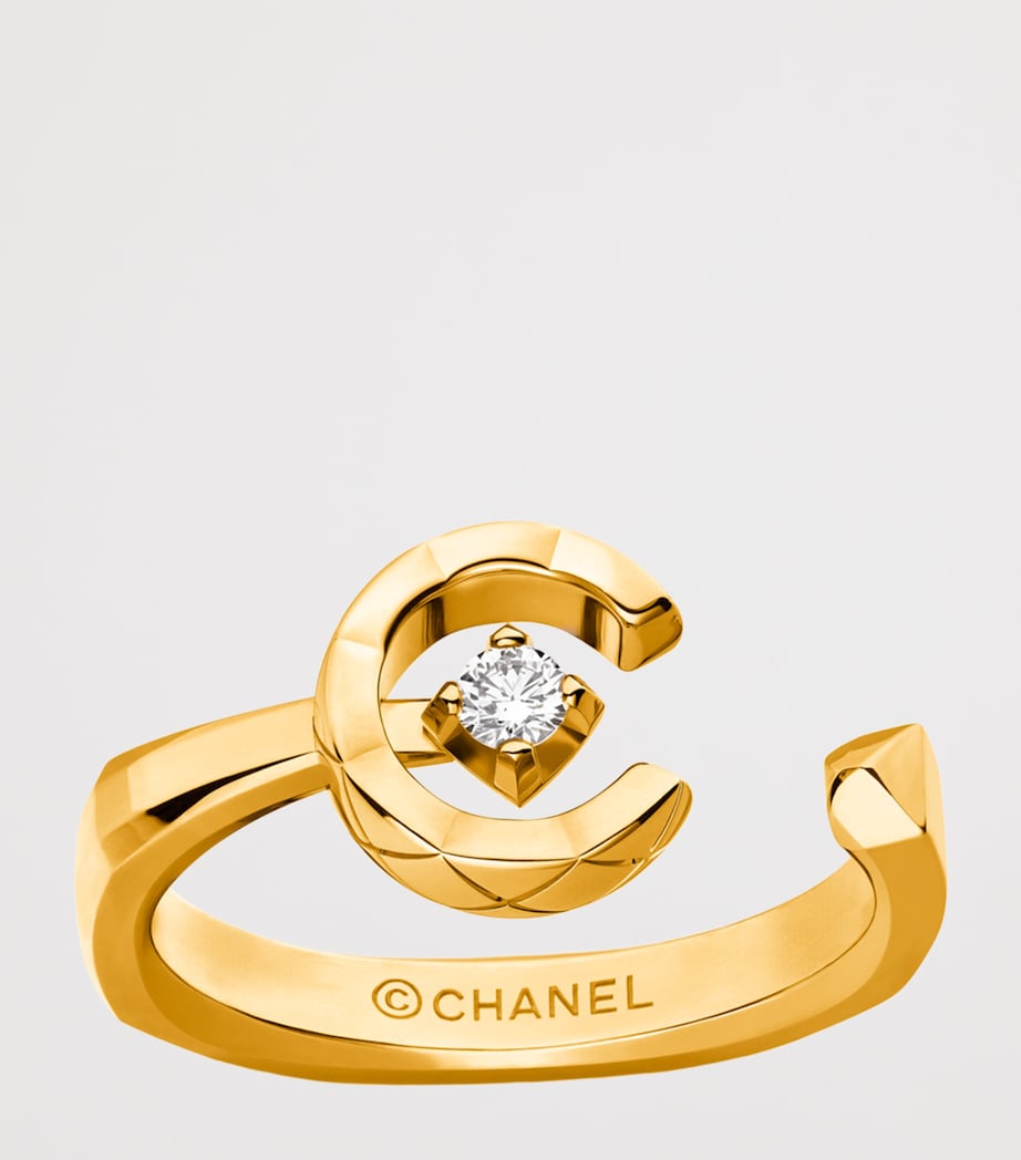 Yellow Gold and Diamond Coco Crush Ring YELLOW GOLD Image 3