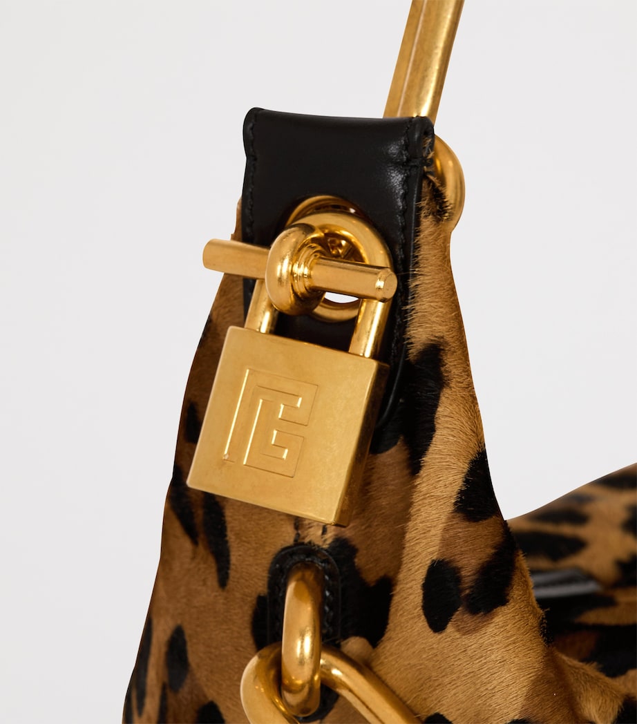 Medium Leopard Sync Shoulder Bag WKS MULTI/ NOIR Image 4