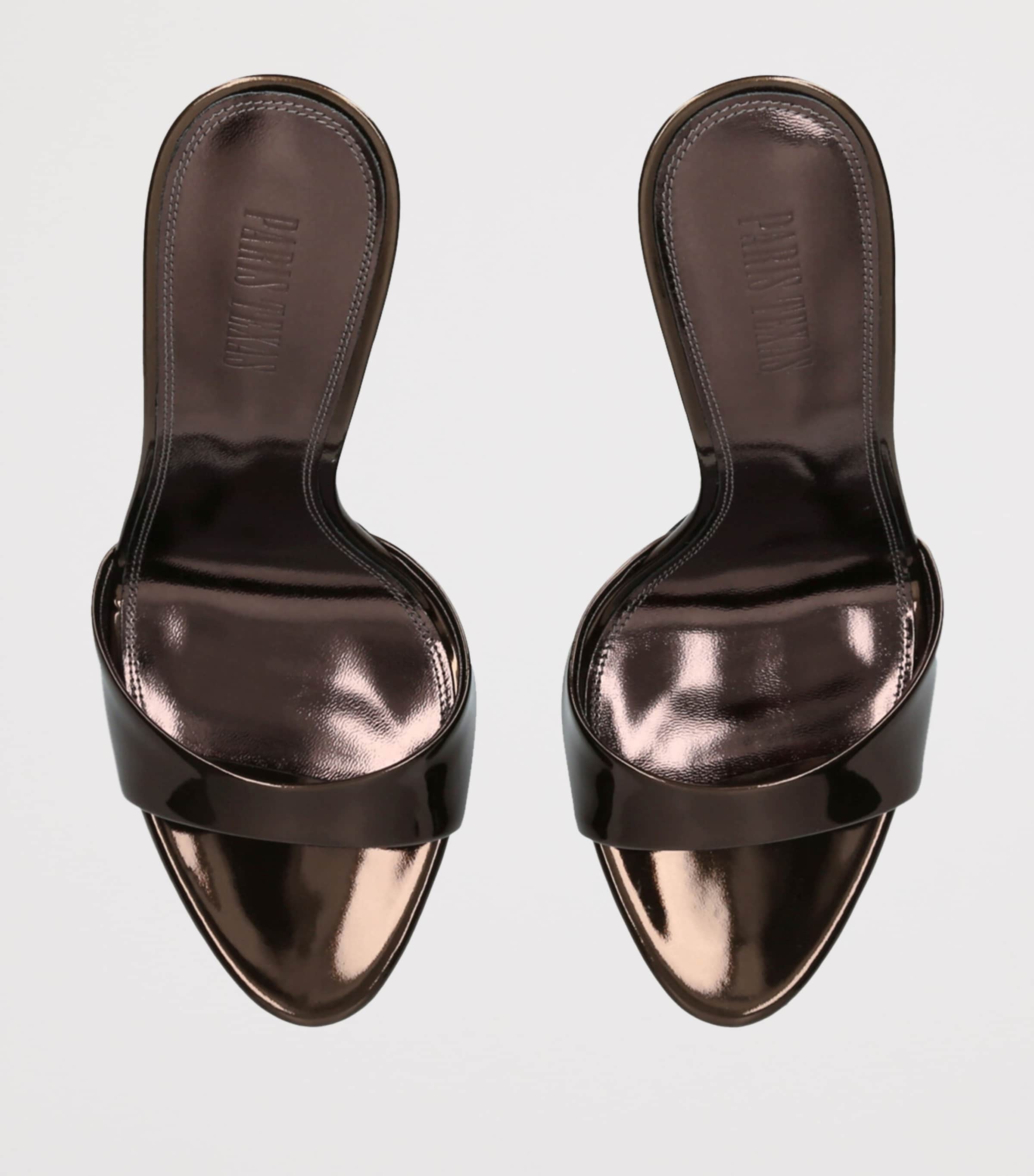 Paris Texas Patent Leather Lidia Mules 105 Dark Brown Image 4