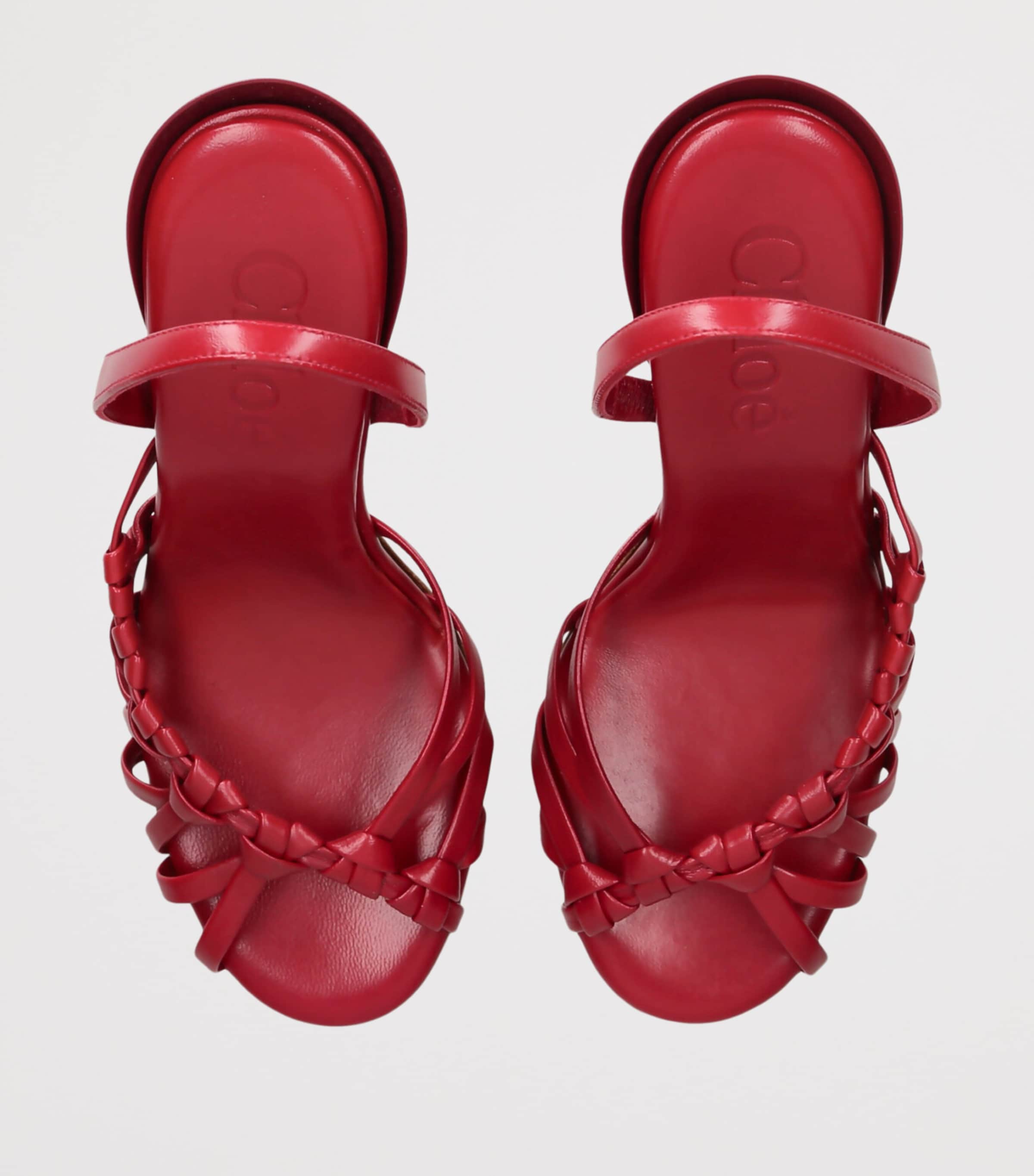 Chloé Leather Estra Slingback Pumps 100 Fuchsia Image 4