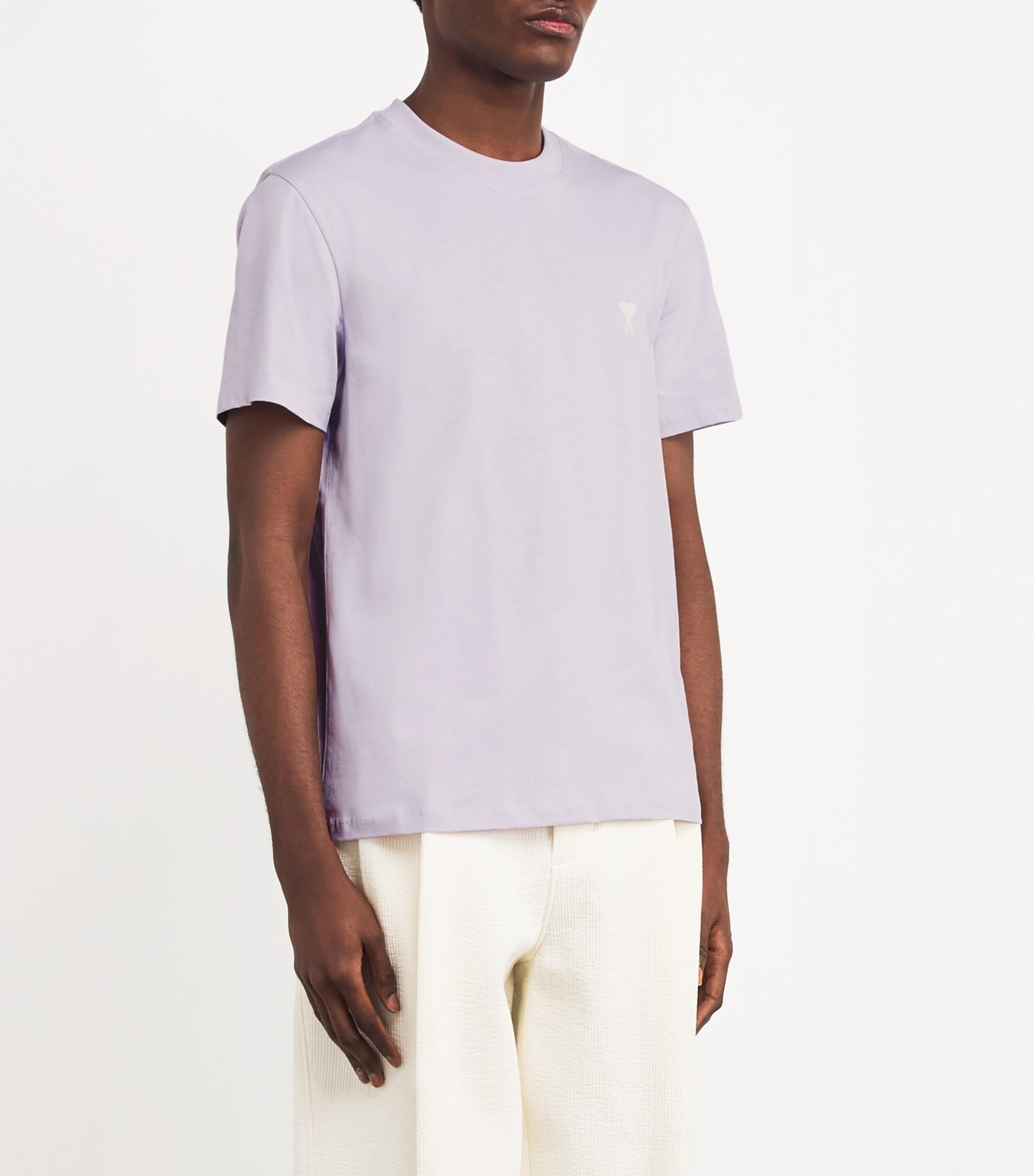 AMI Paris Mens Cotton Ami de Coeur T-Shirt Image 3