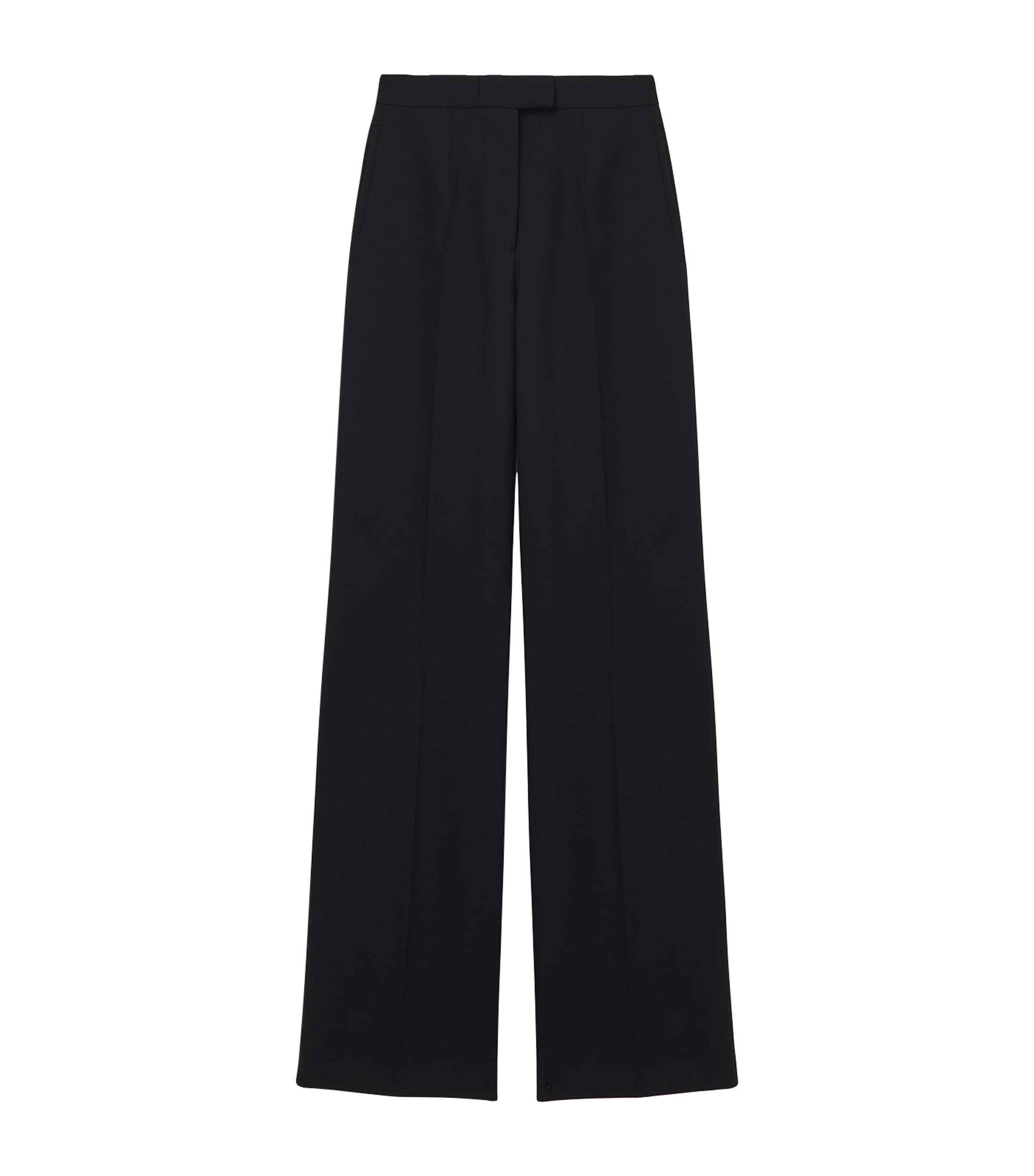 Alexander Mcqueen Wool-blend Slim-leg Pants In Black