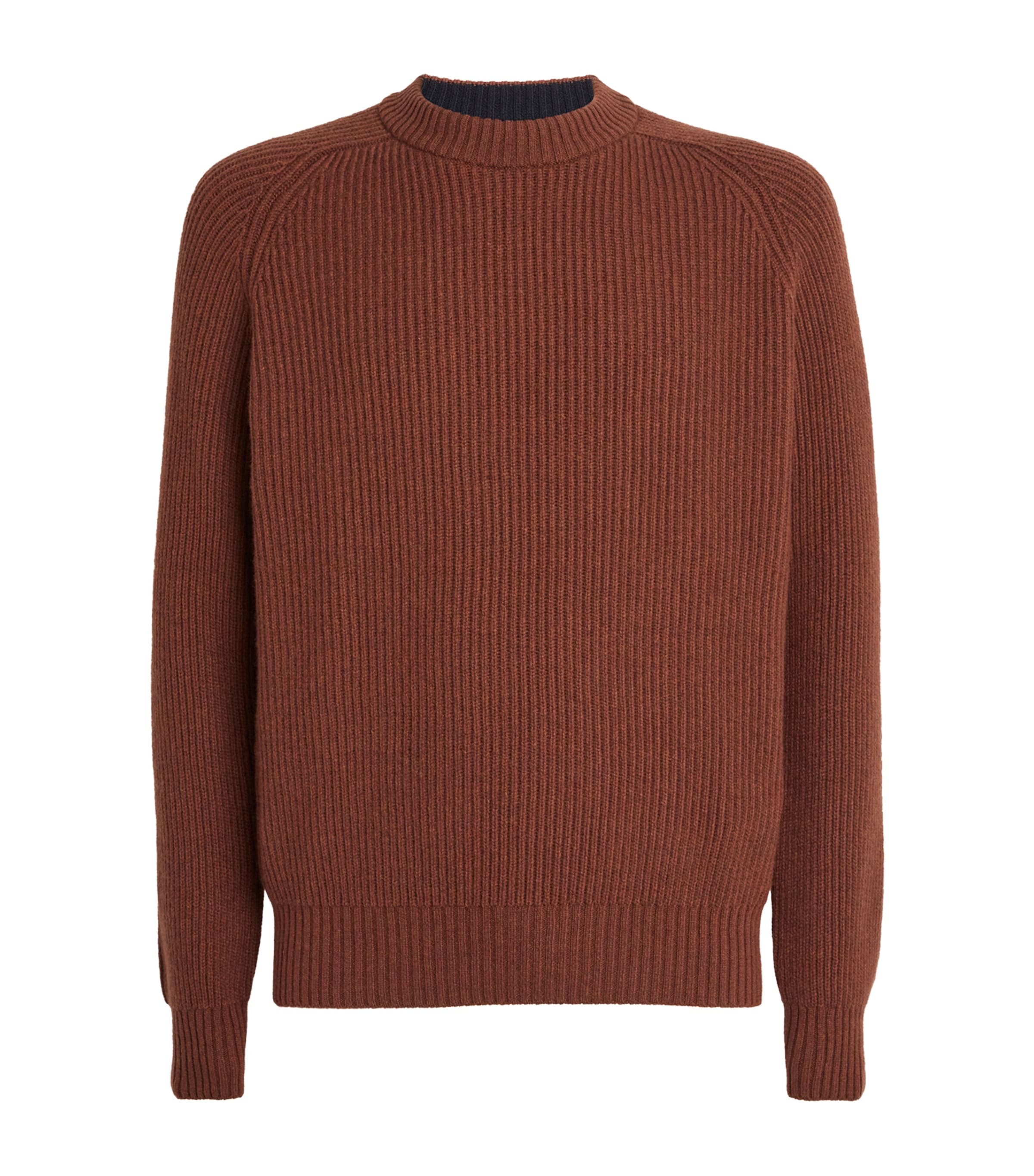 Shop Johnstons Of Elgin Cashmere Crew-neck Sweater In Red