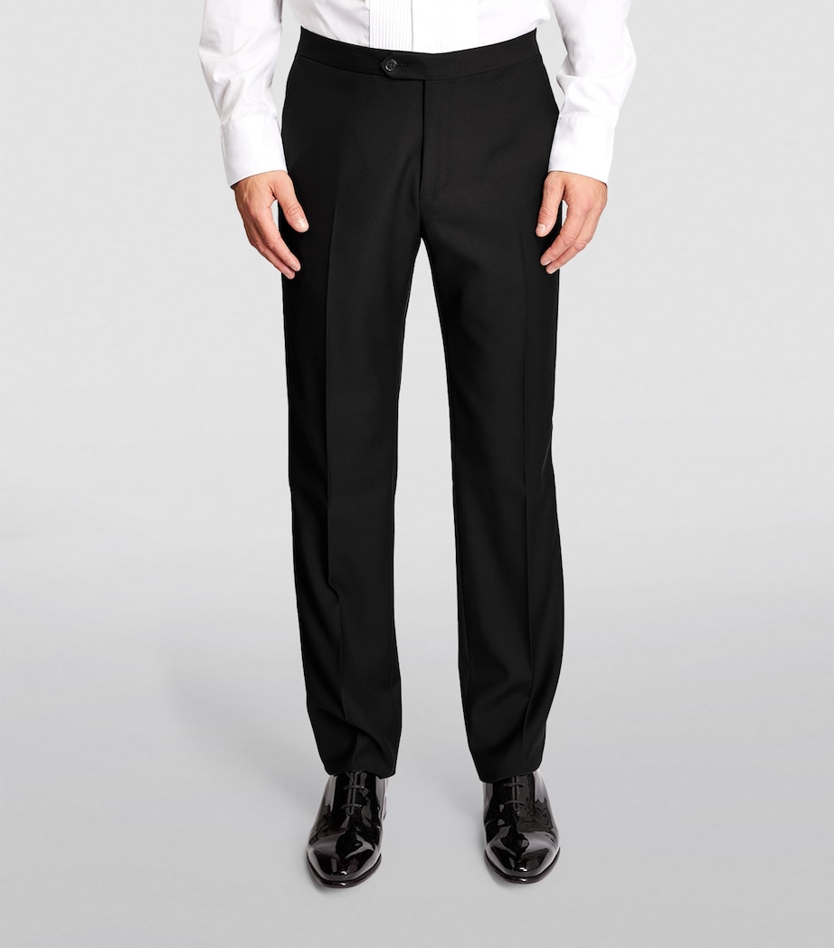 Wool-Satin 2-Piece Tuxedo 020-BLK Image 6