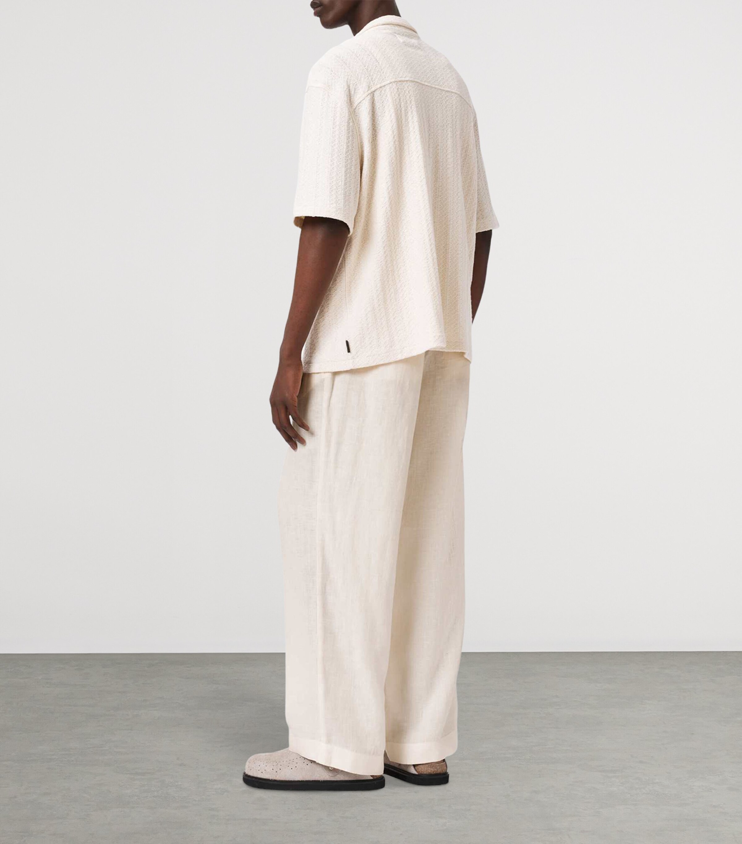 Linen Sharp Trousers COTTAGE WHITE Image 7