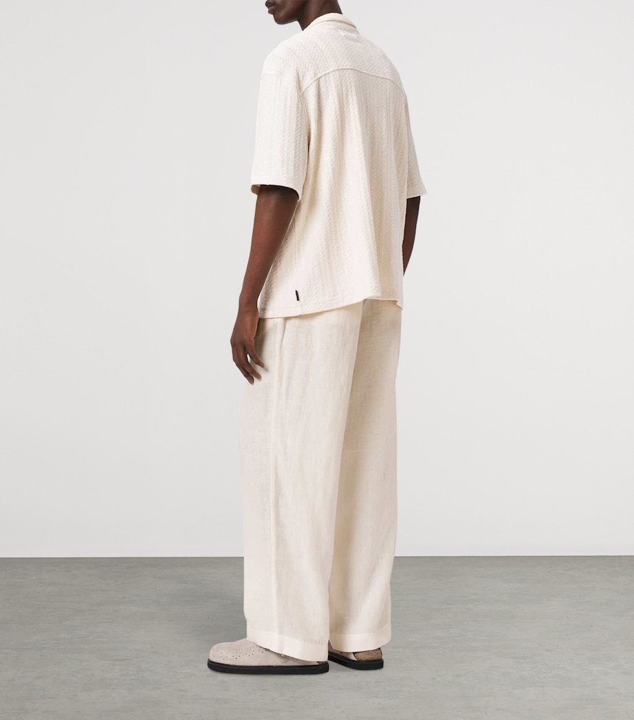 Linen Sharp Trousers COTTAGE WHITE Image 7