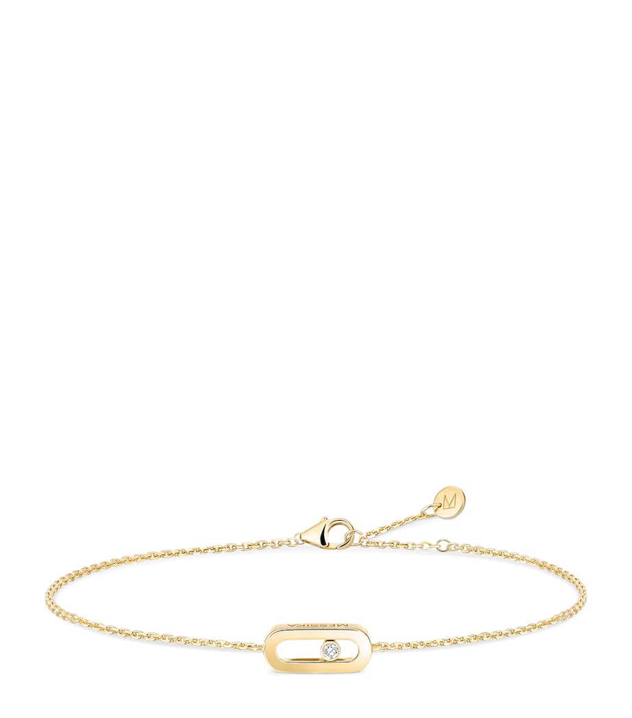 Messika Messika Care(s) Yellow Gold and Diamond Children's Bracelet Yellow Gold Image 1