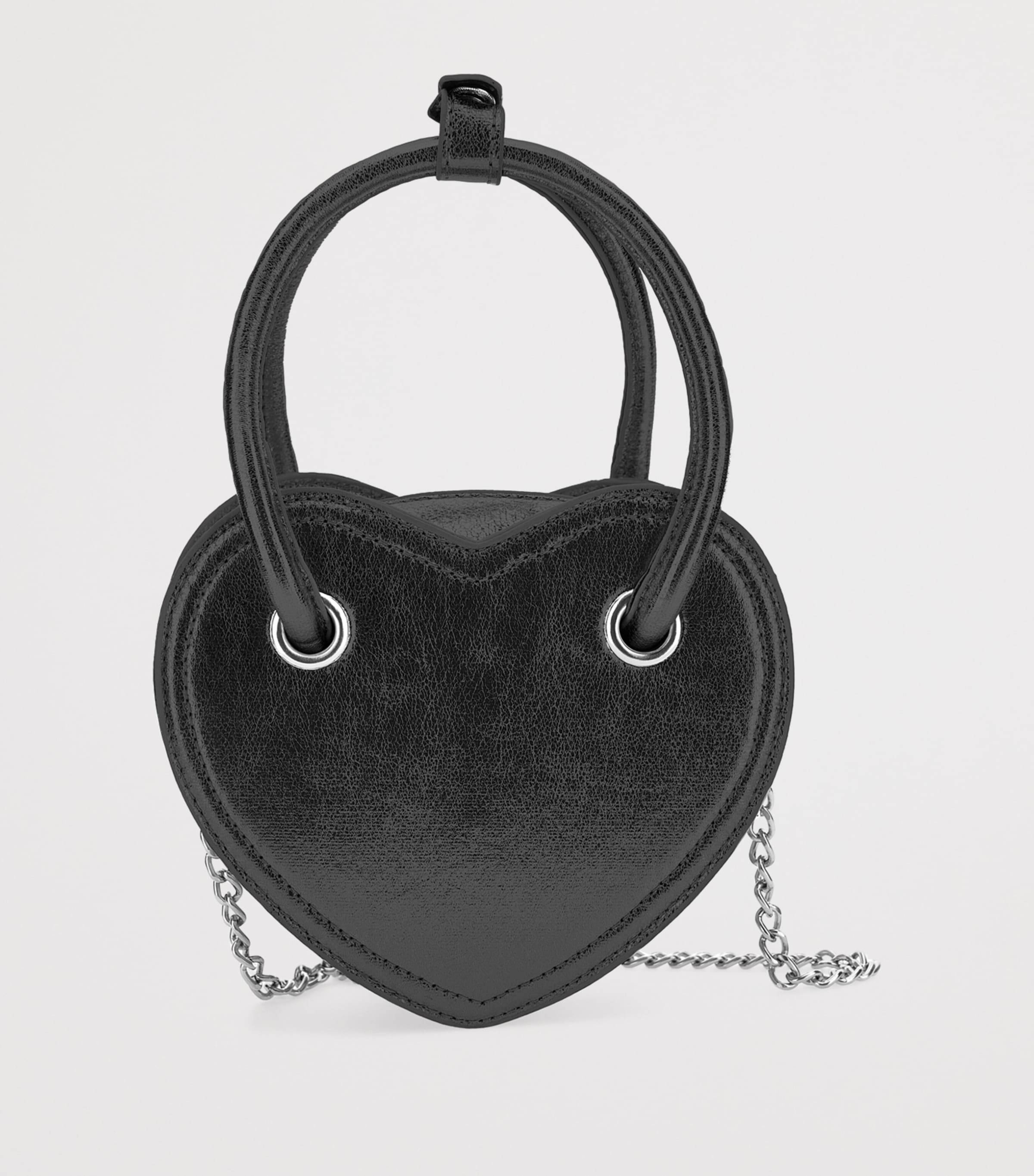 Love Heart-Shaped Bag NERO Image 3