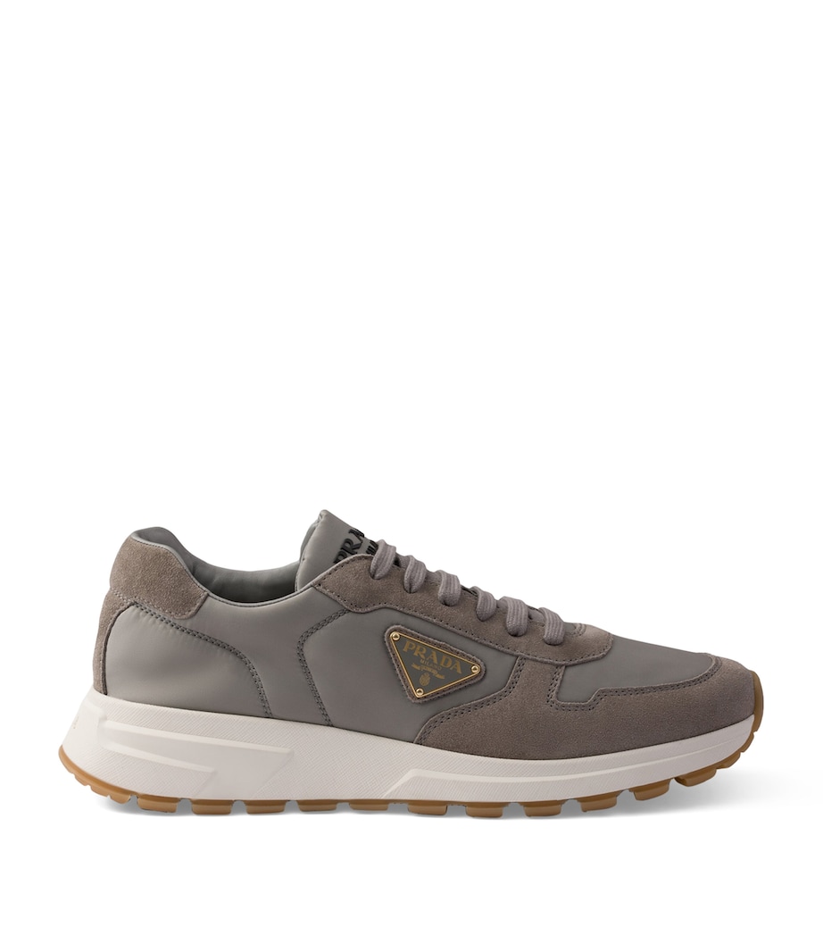 Prada Suede and Re-Nylon Prax 01 Sneakers Image 1