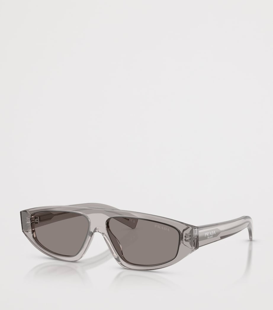 Prada PR C02S Irregular Sunglasses Grey Image 2