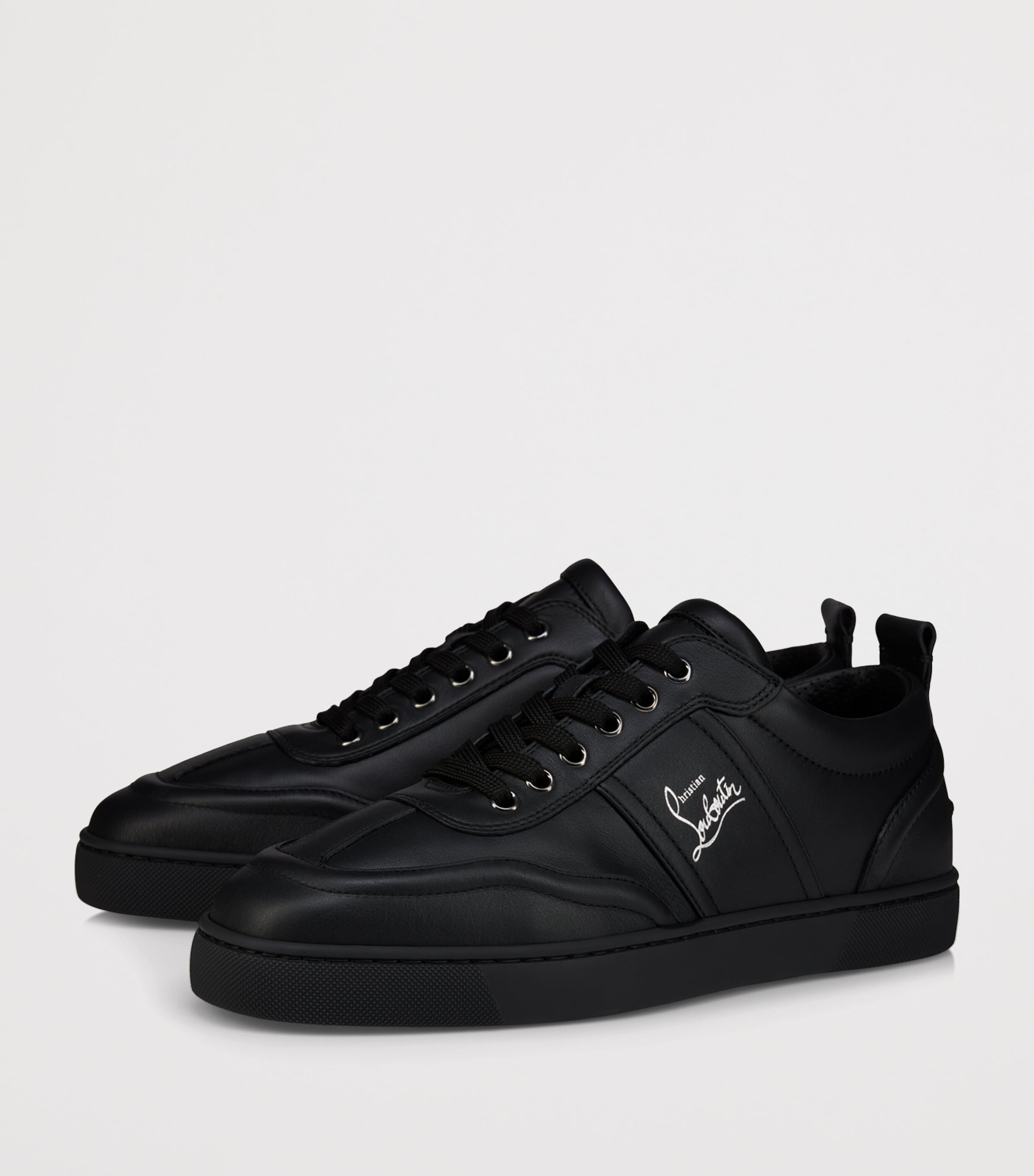 Retero Leather Low-Top Sneakers BK01 Image 2