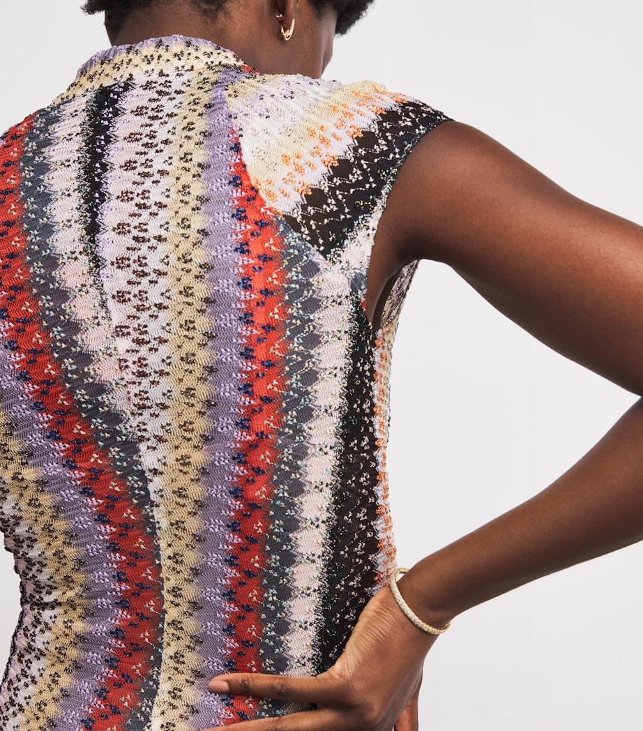 Yellow Gold and Diamond Loop Earrings YELLOW GOLD Image 5