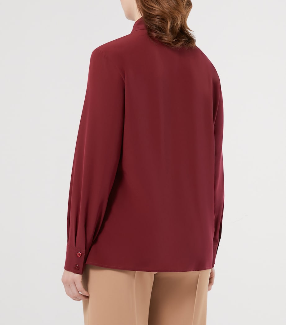 Silk Cervino Shirt BORDEAUX Image 3