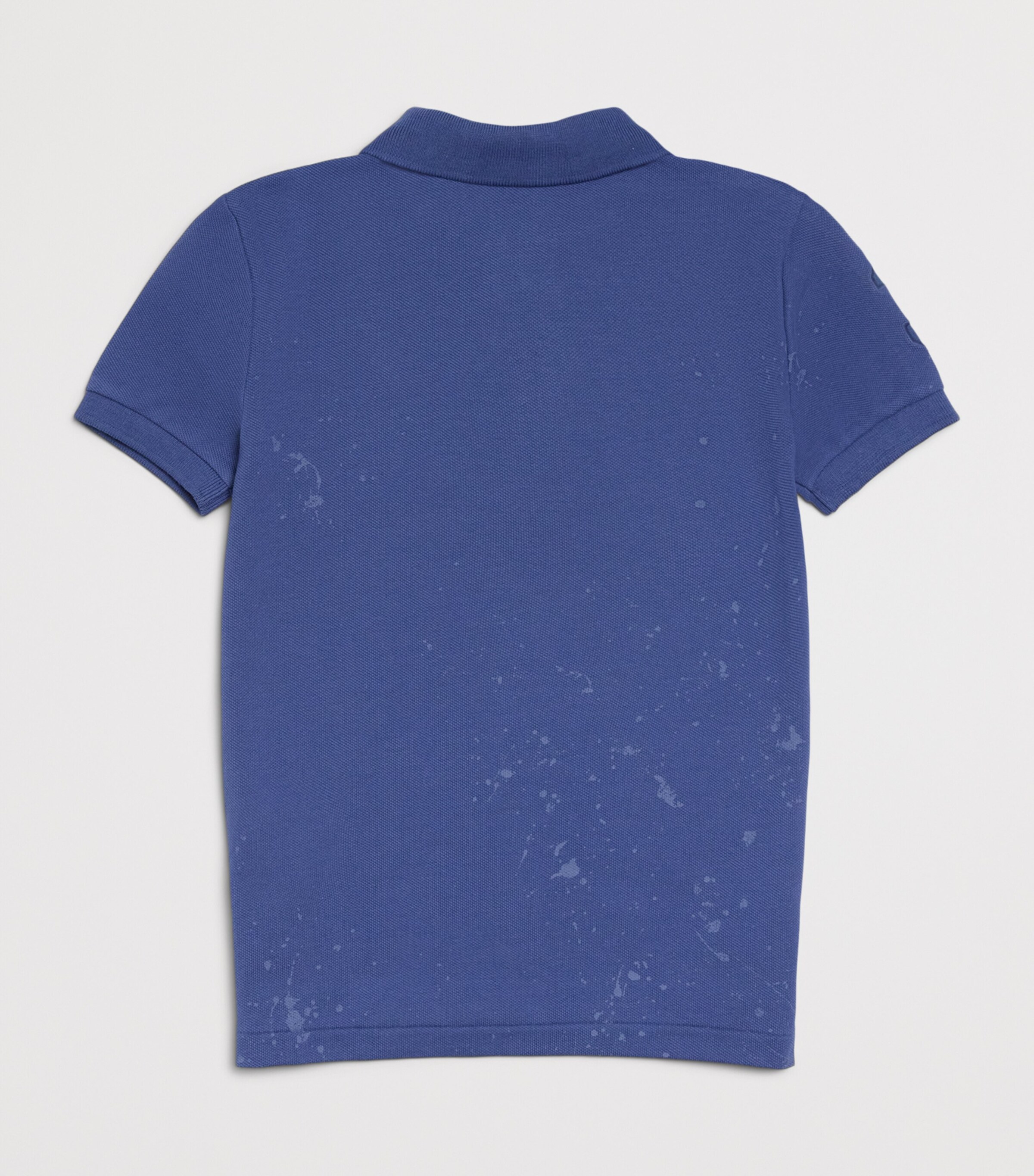 Ralph Lauren Kids Cotton Splatter-Effect Print Polo Shirt (2-7 Years) Old Royal Image 2