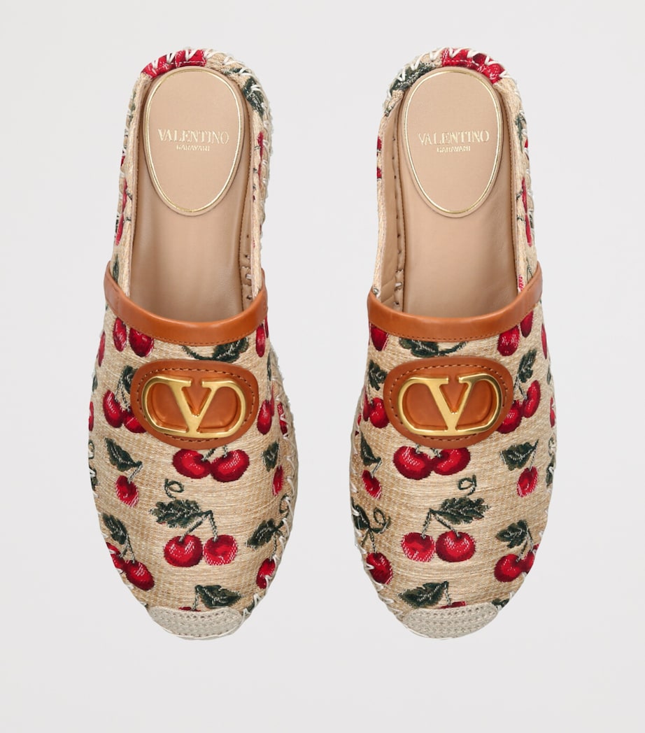 Raffia Cherryfic Espadrille Mules MULT/OTHER Image 4